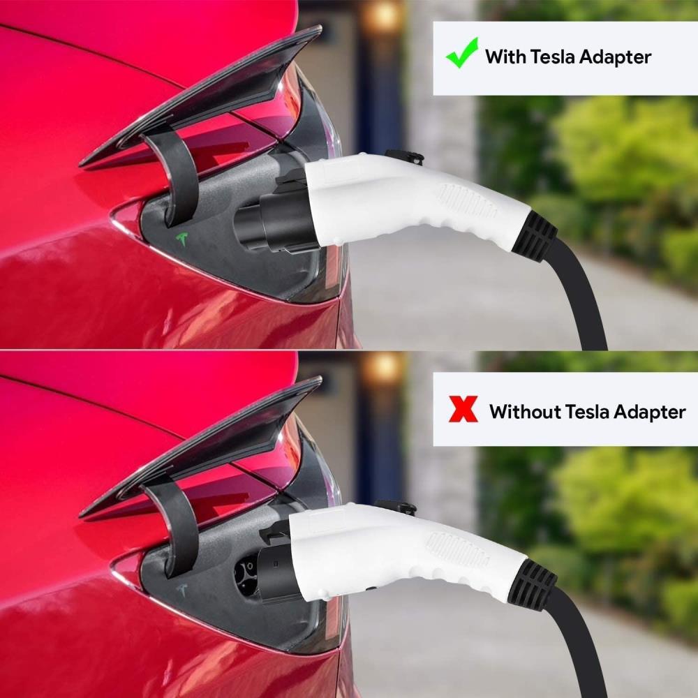 Adaptador de Cargador de Vehículo Eléctrico Lectron J1772 para Modelo 3/S/Y/X de Tesla Charger Adaptador de Cargador de Vehículo Eléctrico EV