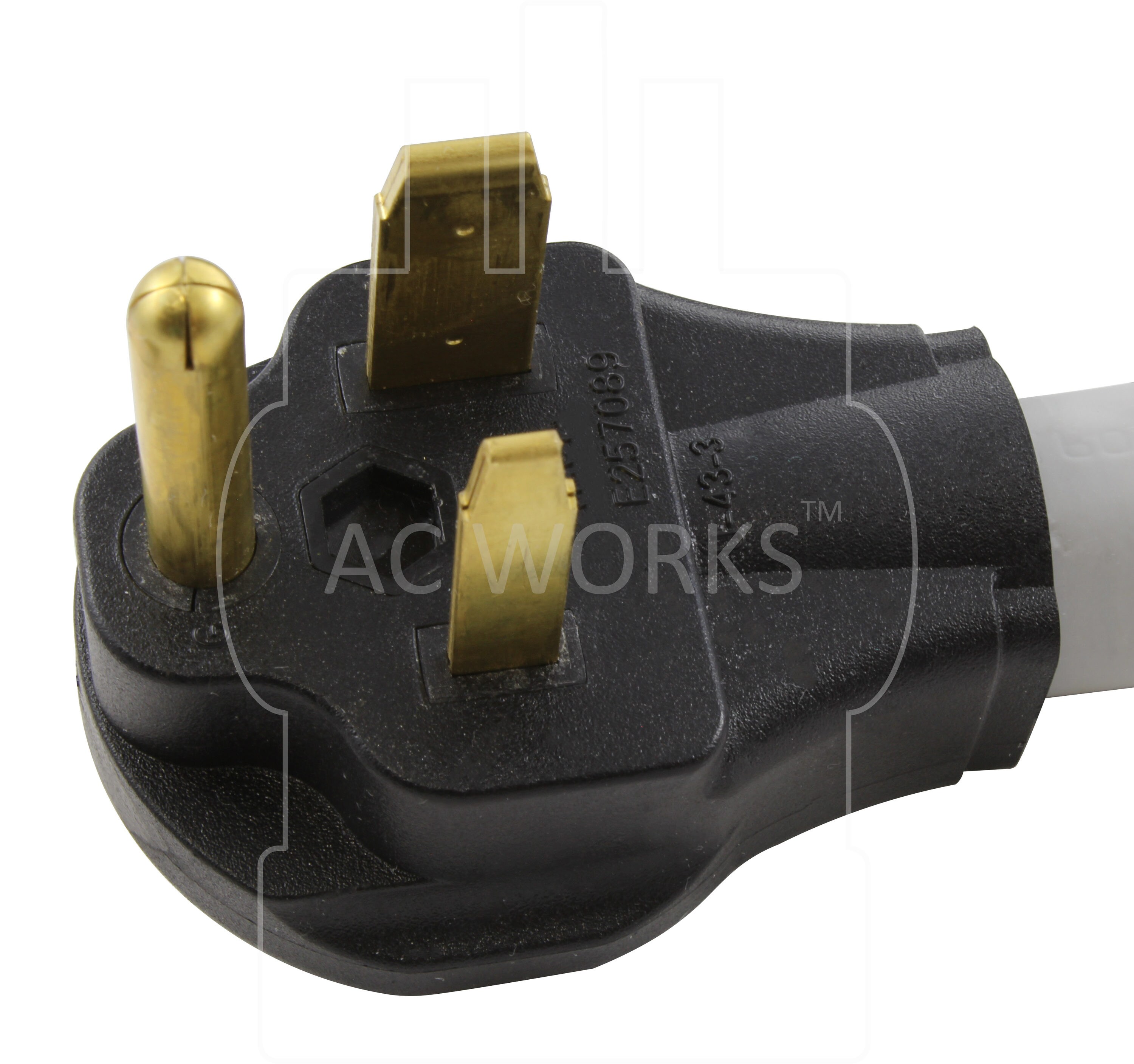 Adaptador para cargador de vehículo eléctrico Tesla de NEMA 6-50P a NEMA 14-50R de 1.5 pies