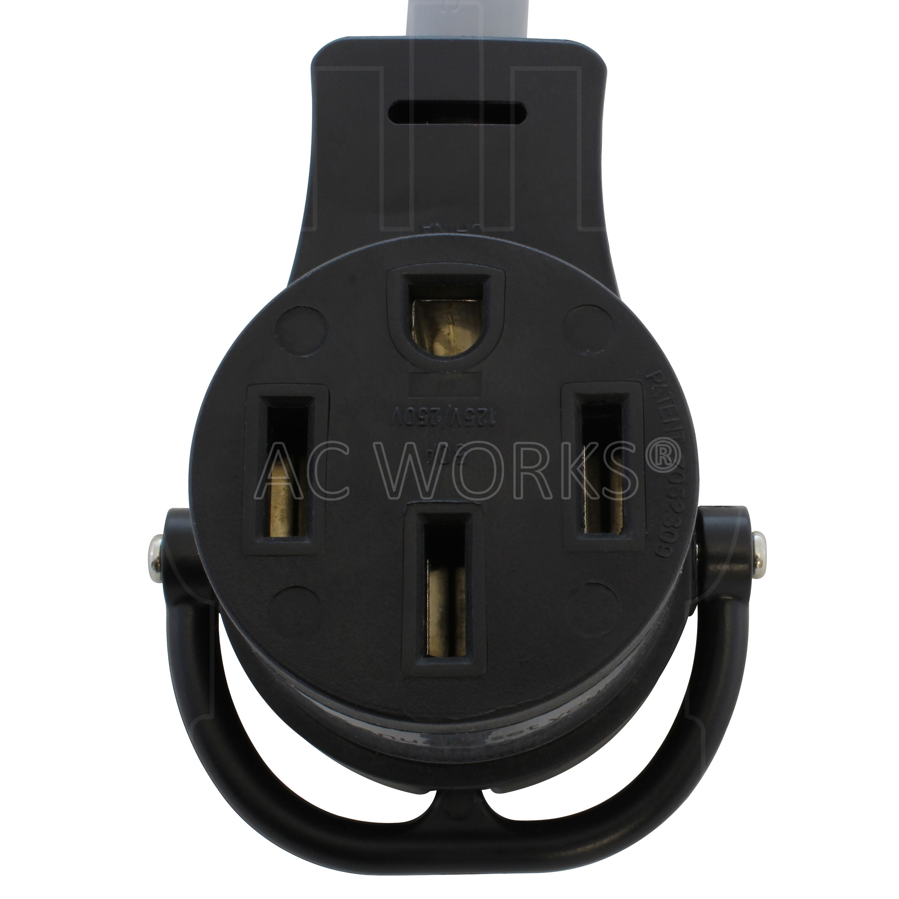 Adaptador de Cargador para Vehículo Eléctrico EV Tesla de 1.5 pies de TT-30P a 14-50R AC WORKS EVTT30MS-018
