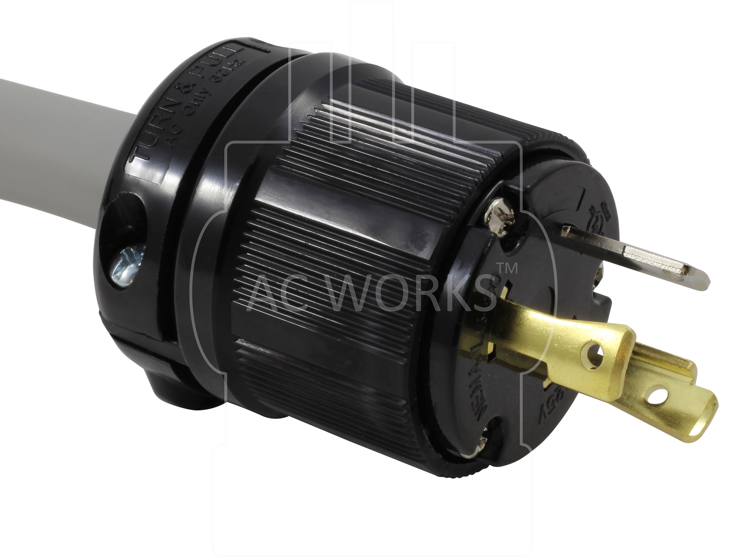 Adaptador de Cargador para Vehículo Eléctrico Tesla EV de 1.5 pies de NEMA L5-30P a NEMA 14-50R con Cable EVL530MS-018