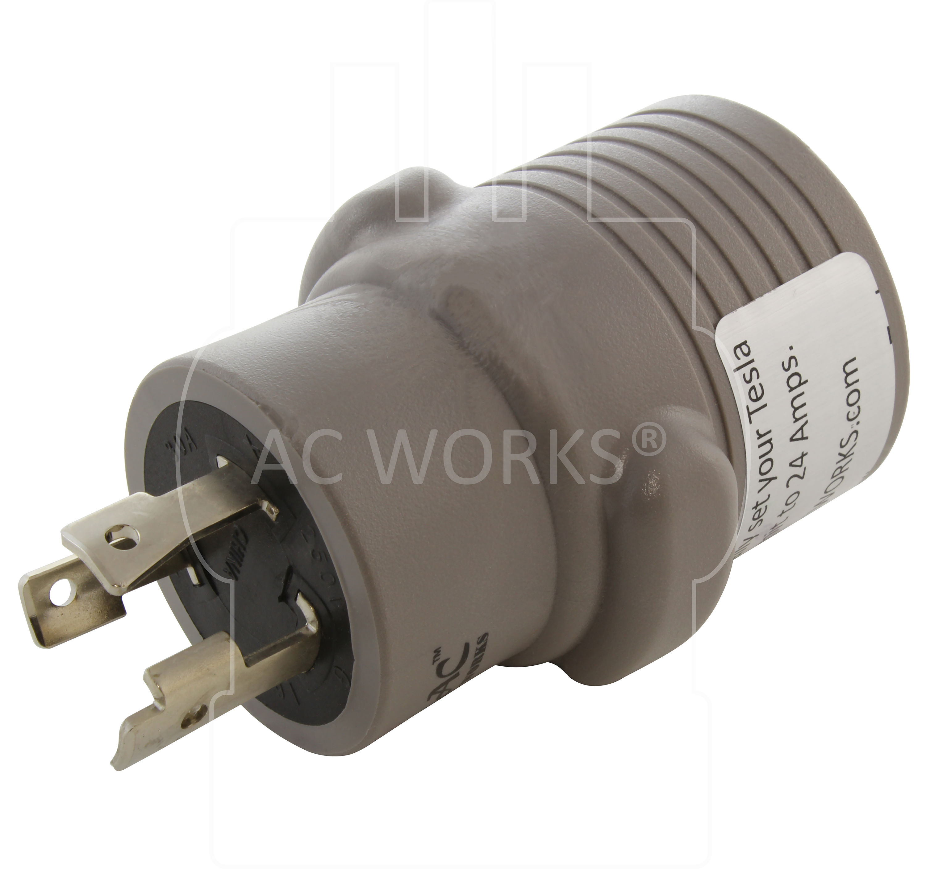 Adaptador de Cargador para Vehículo Eléctrico Tesla EVL630SS de NEMA L6-30P a NEMA 14-50R