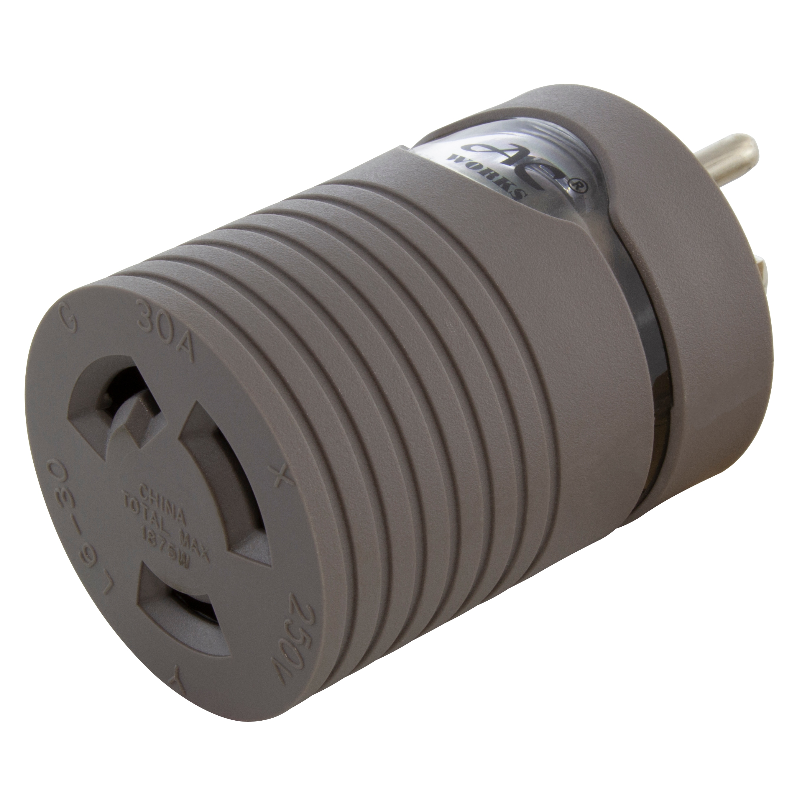Adaptador de Cargador para Vehículo Eléctrico NEMA 5-15P a NEMA L6-30R nivel 1 EV515L630