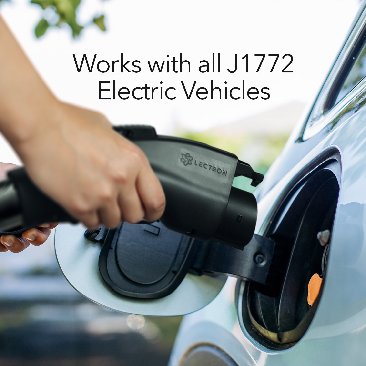 Adaptador de Lectron Tesla a J1772 48A - Para vehículos eléctricos J1772 (Negro) - Adaptador de Cargador para Vehículo Eléctrico EV 4895230314098