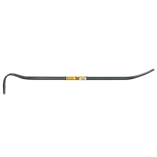 Vulcan Wrecking Bar, 36 in L, Steel, Black, 7/8 in - BU-90X