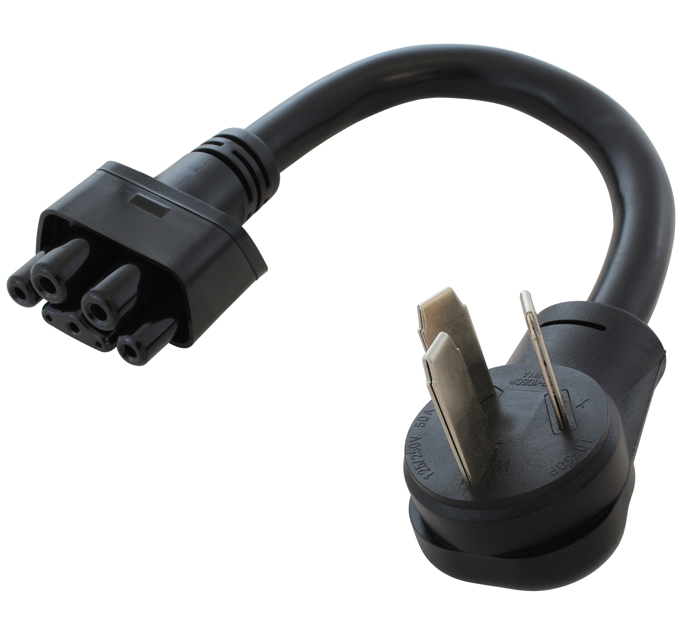 Adaptador de corriente para vehículo eléctrico NEMA 10-50 de 32A para cargador móvil Tesla de generación 2 - Adaptador de cargador para vehículo eléctrico