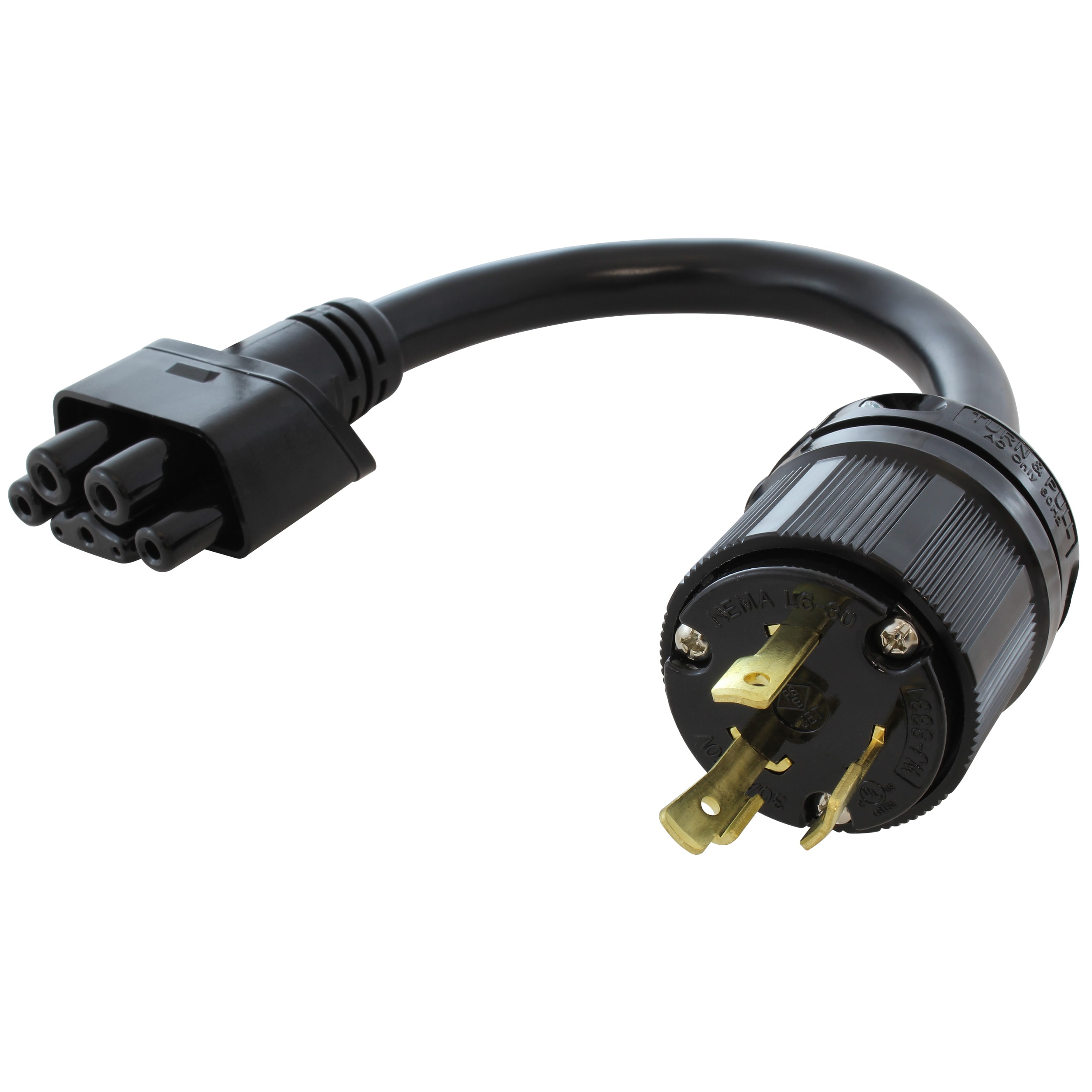 Adaptador AC WORKS 24A NEMA L6-30 para Conector Móvil Gen. II Tesla Cargador de Vehículo Eléctrico EV Adaptador G2EVL630PT-24A