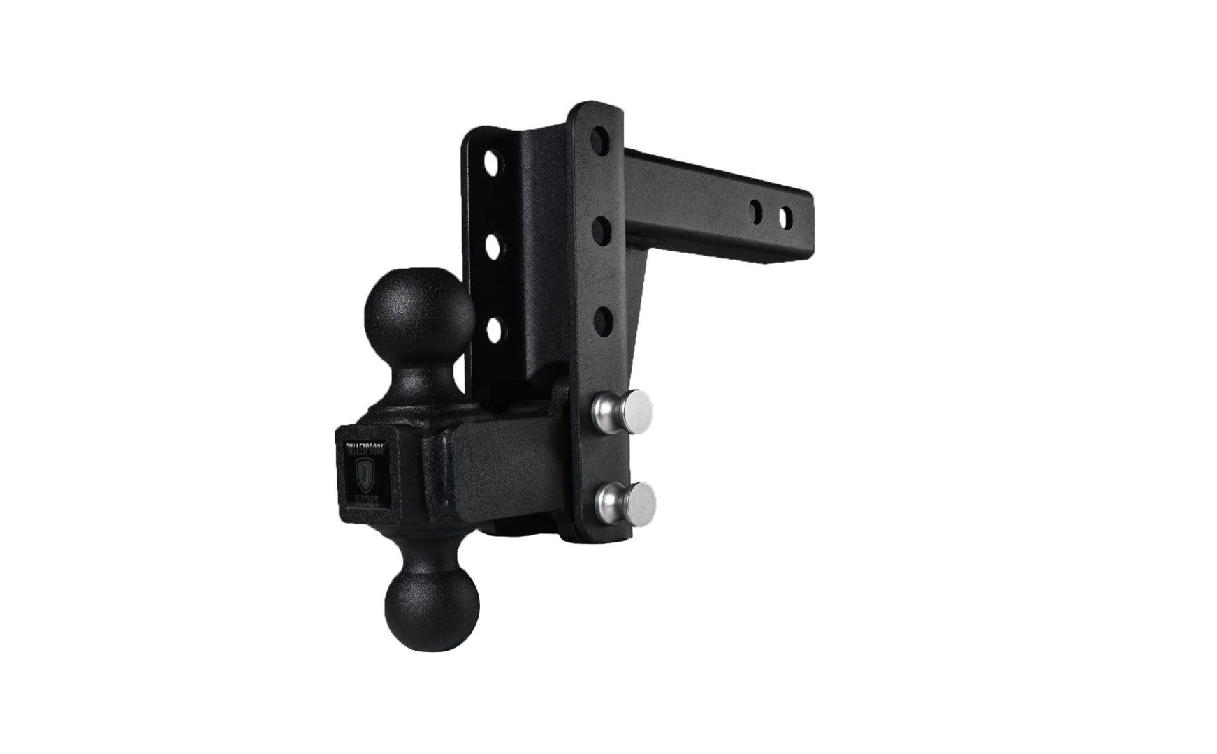 Enganche Resistente 4 pulgadas de descenso para Receptor de 2 pulgadas de Acero con Montaje Dual de Bola 111006