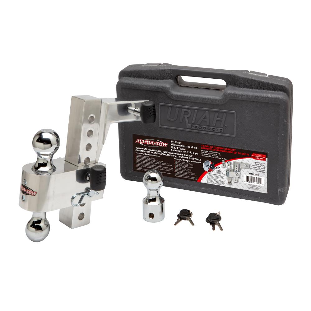 Aluma-Tow 8 pulgadas de caída 2 pulgadas receptor de aluminio ajustable montaje de enganche intercambiable UT623911