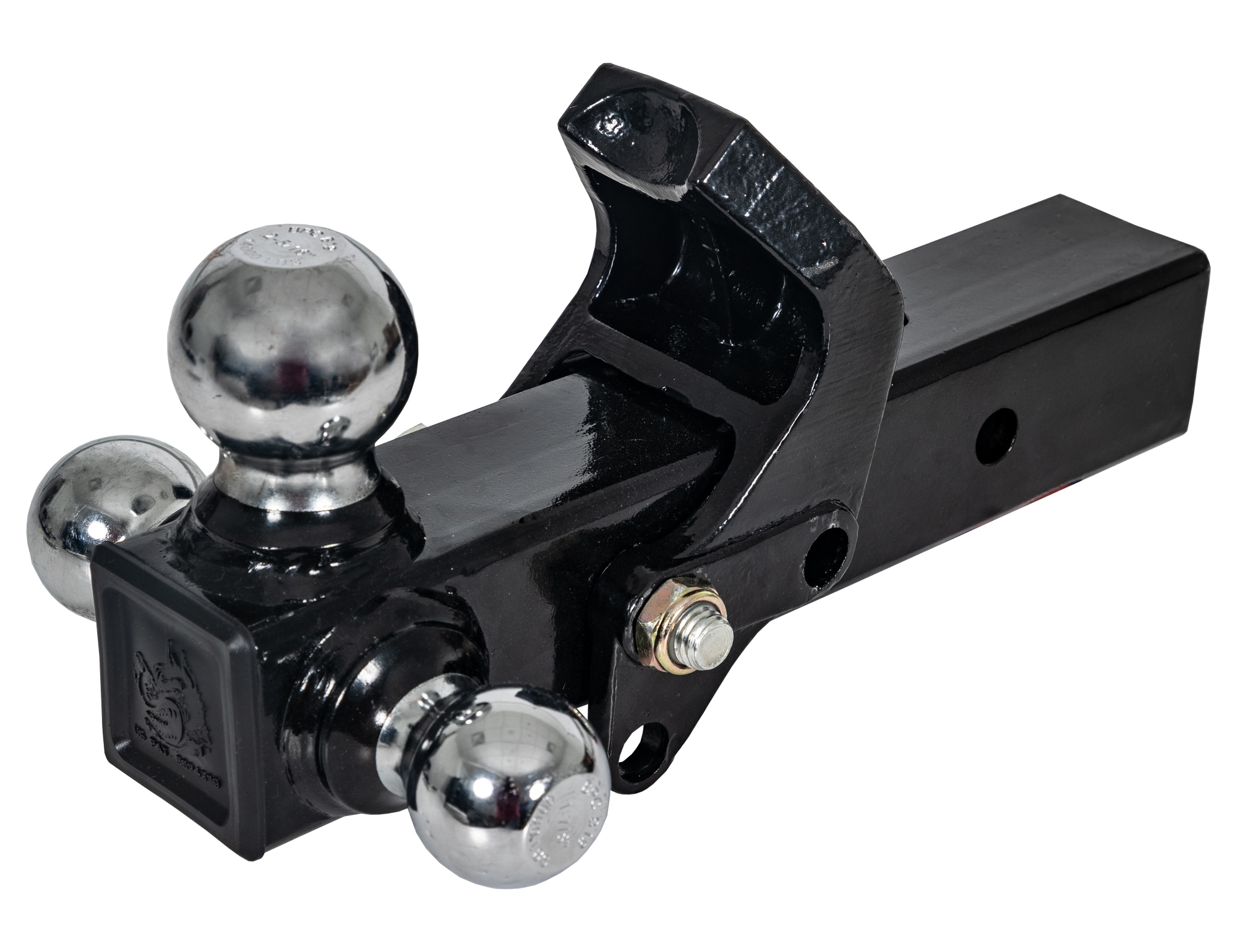 Soporte para enganche de remolque multiclasificación de acero para receptor de 2.5 pulgadas - Clase III/IV