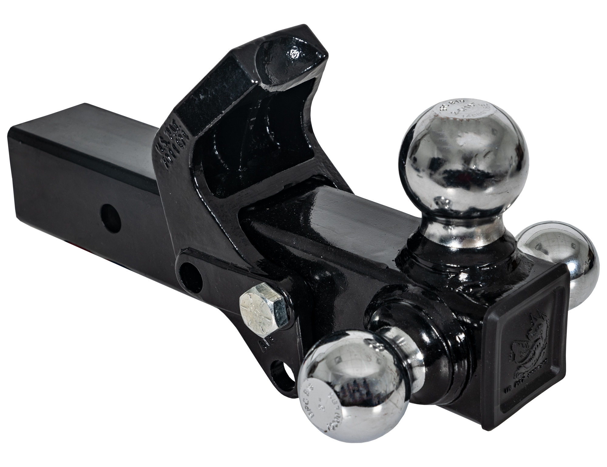 Soporte para enganche de remolque multiclasificación de acero para receptor de 2.5 pulgadas - Clase III/IV
