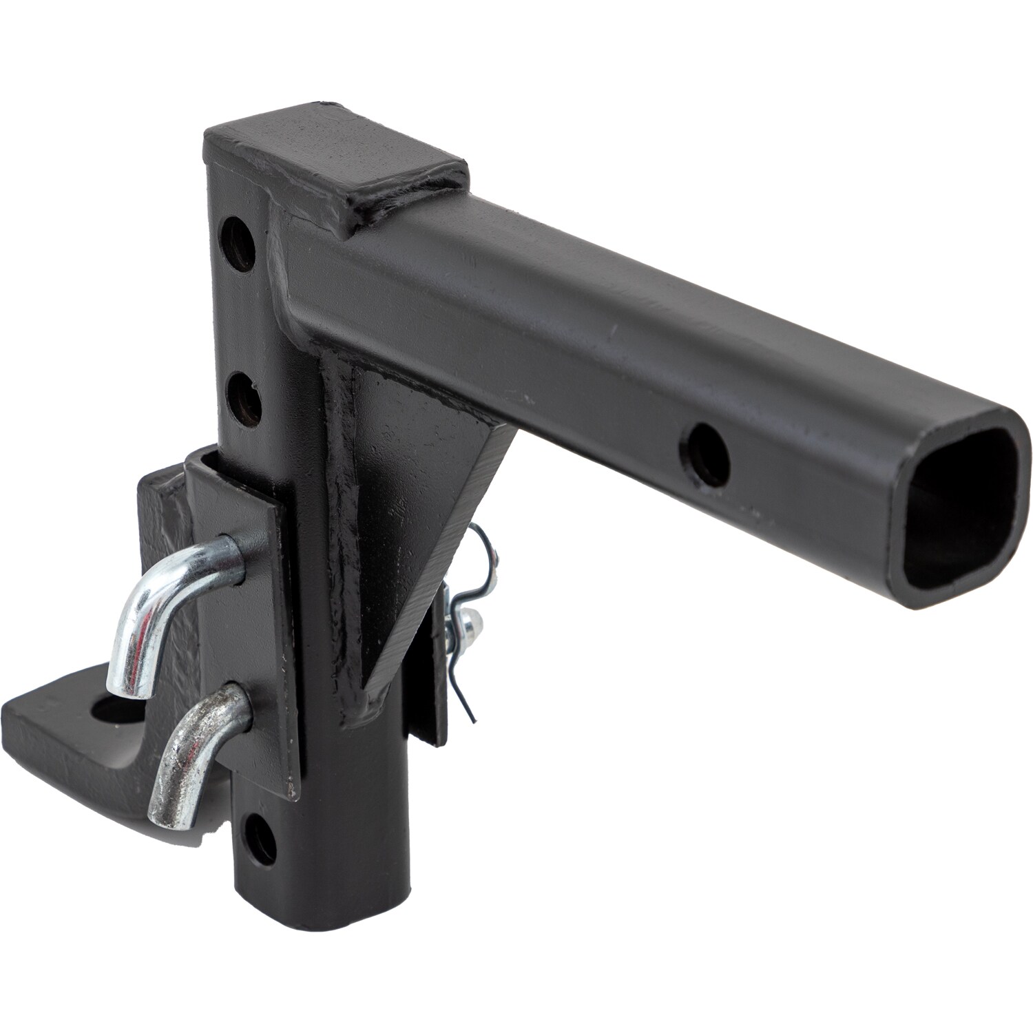 Soporte para remolque ajustable de acero con receptáculo de 2 pulgadas y caída de 11 pulgadas de Buyers Products