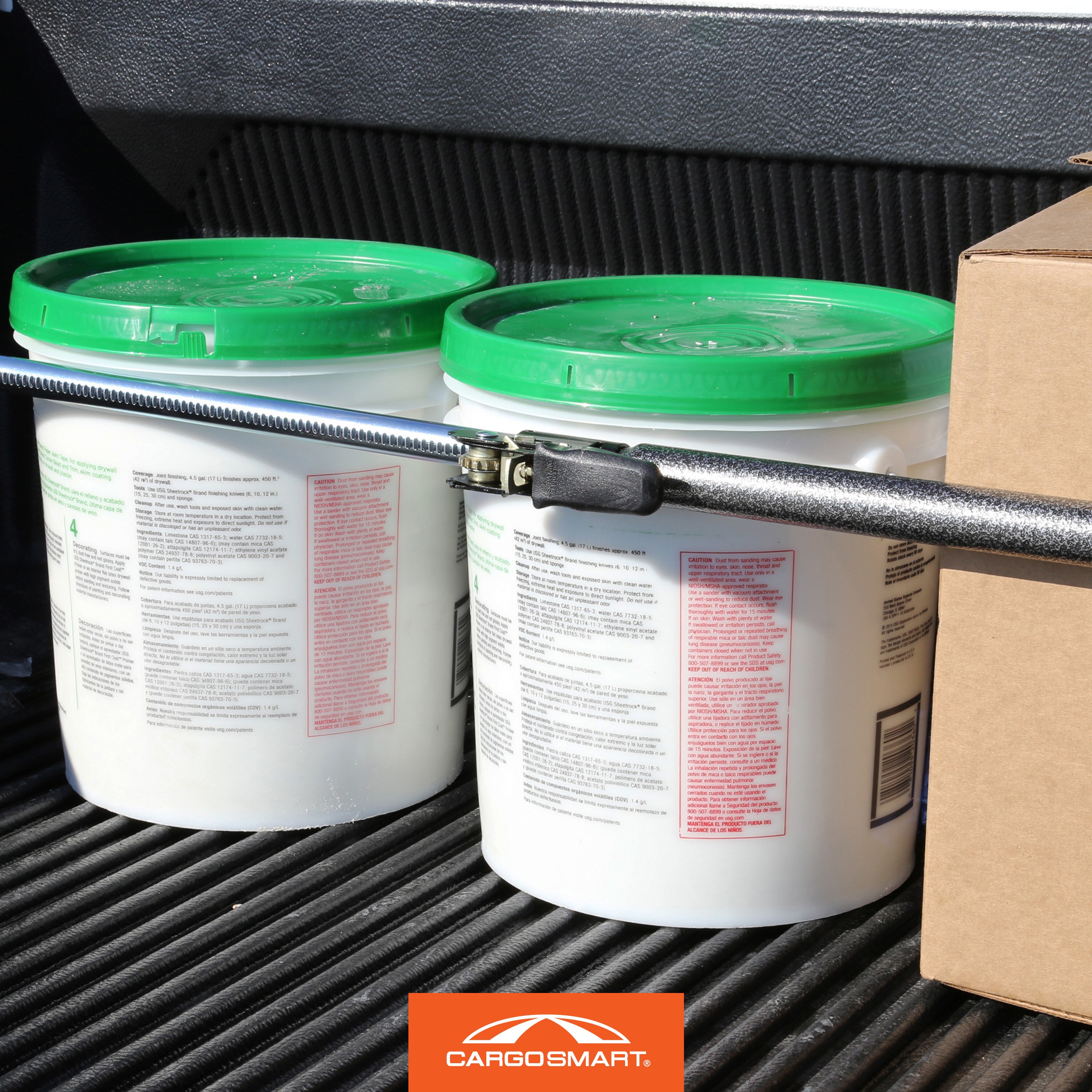 Barra de carga ajustable con trinquete de 40 a 70 pulgadas de CargoSmart