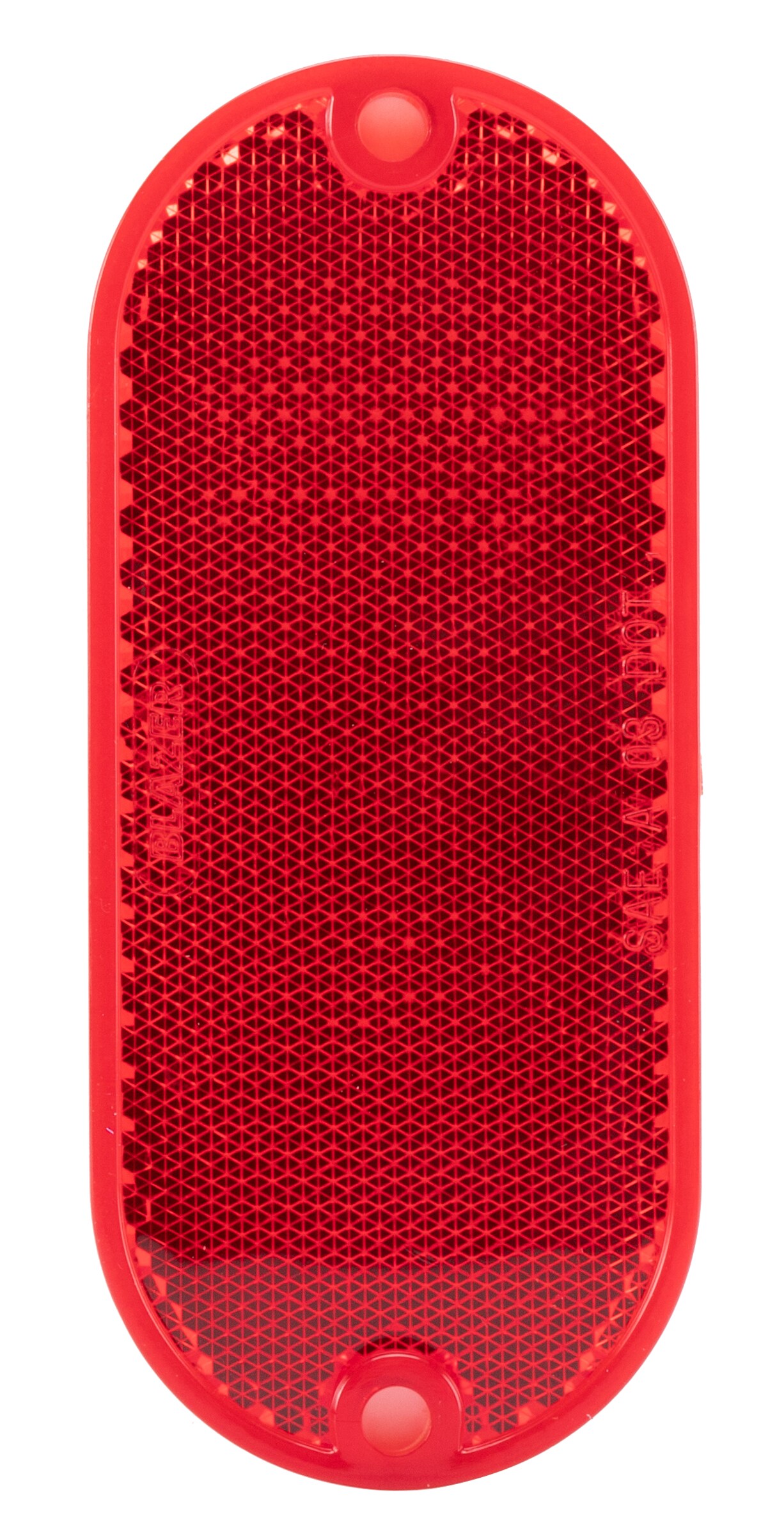 2 Paq. de Reflejantes Oblongos para Pegar, Rojos BS278SR