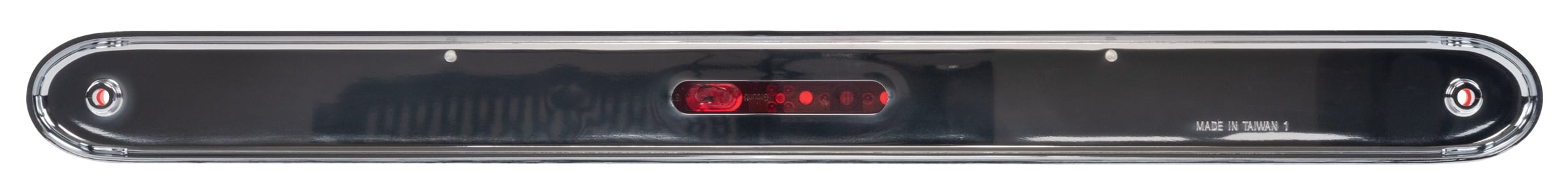 Barra de luz LED de perfil bajo para luces de parada y dirección con bisel cromado Hopkins C3491RC