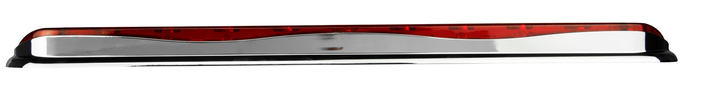 Barra de luz LED de perfil bajo para luces de parada y dirección con bisel cromado Hopkins C3491RC