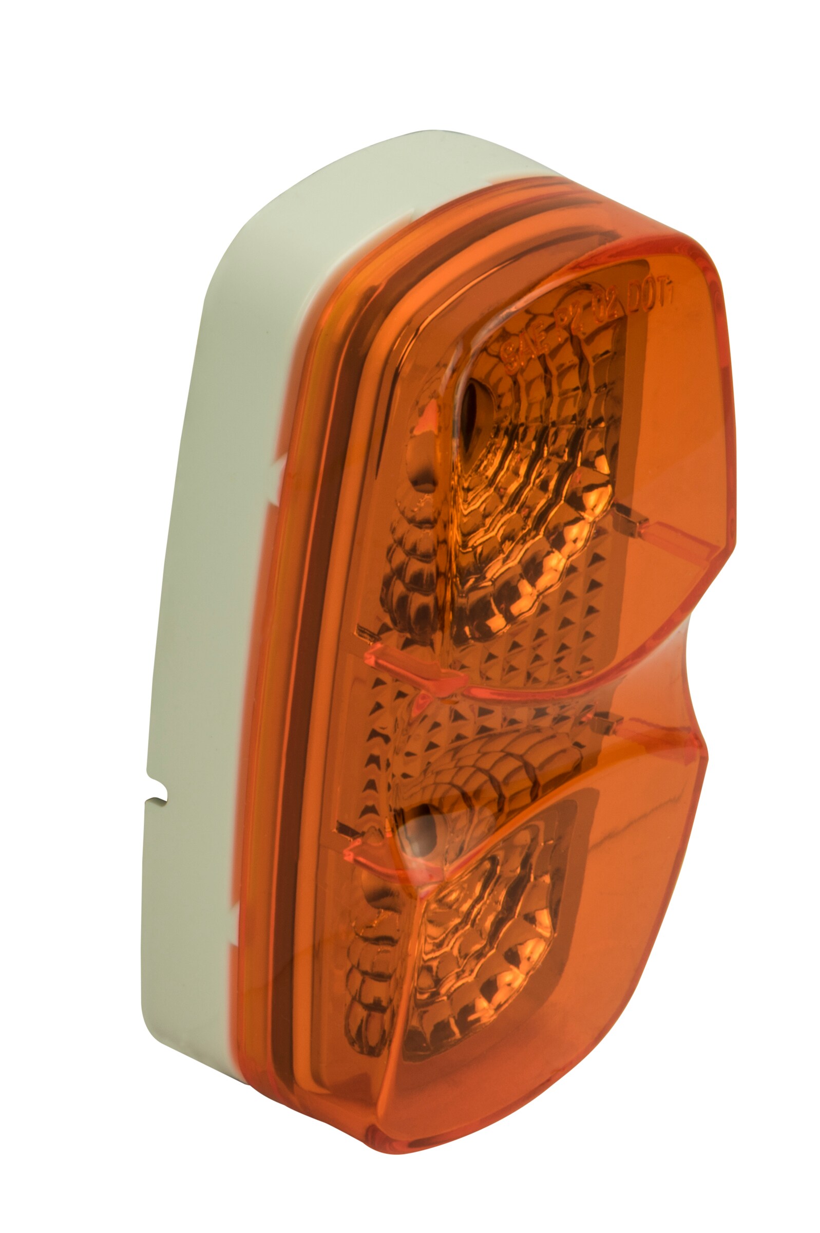 Marcador lateral múltifacetado ámbar ovalado LED de 4 pulgadas Hopkins CW1544A