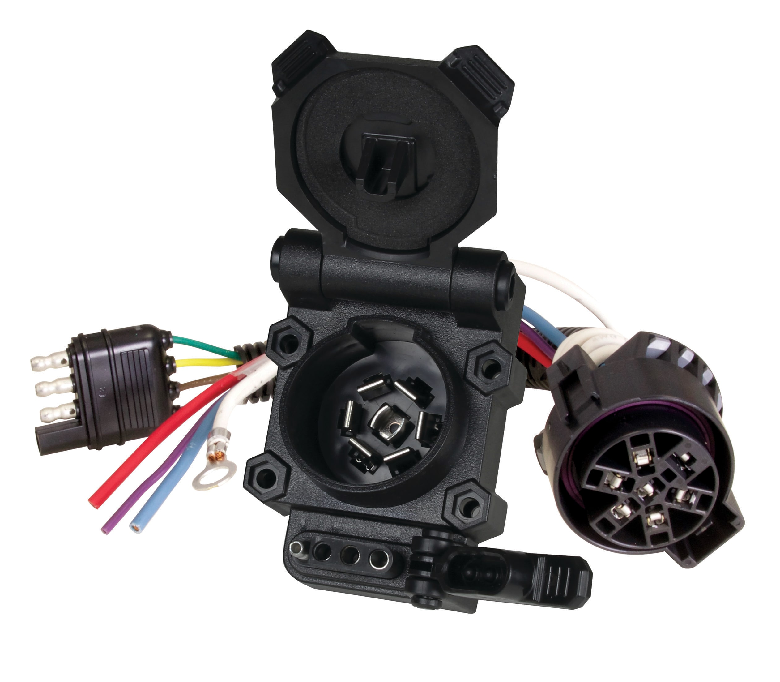 Adaptador Hopkins Endurance para Remolques Multipropósito 4 Plano a 7 Ejes y 4 Plano Instalación Rápida 47180