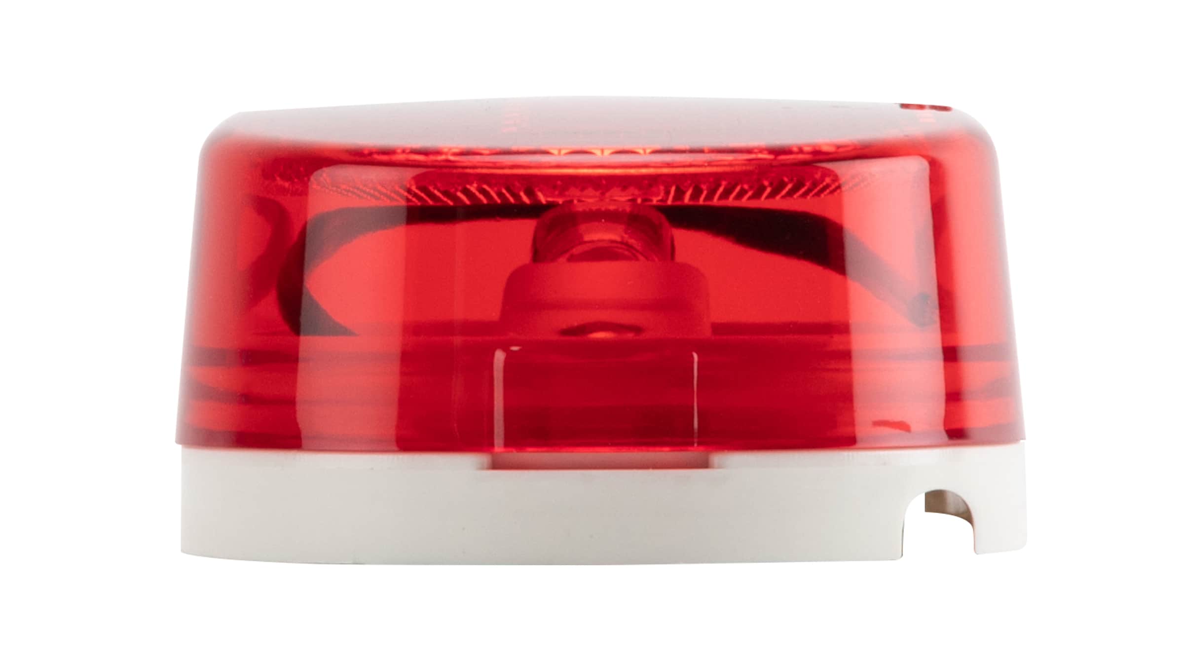 Marcador lateral de 4-1/8" de forma ovalada, luz roja