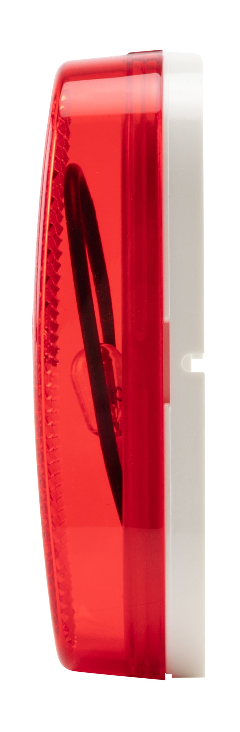 Marcador lateral de 4-1/8" de forma ovalada, luz roja