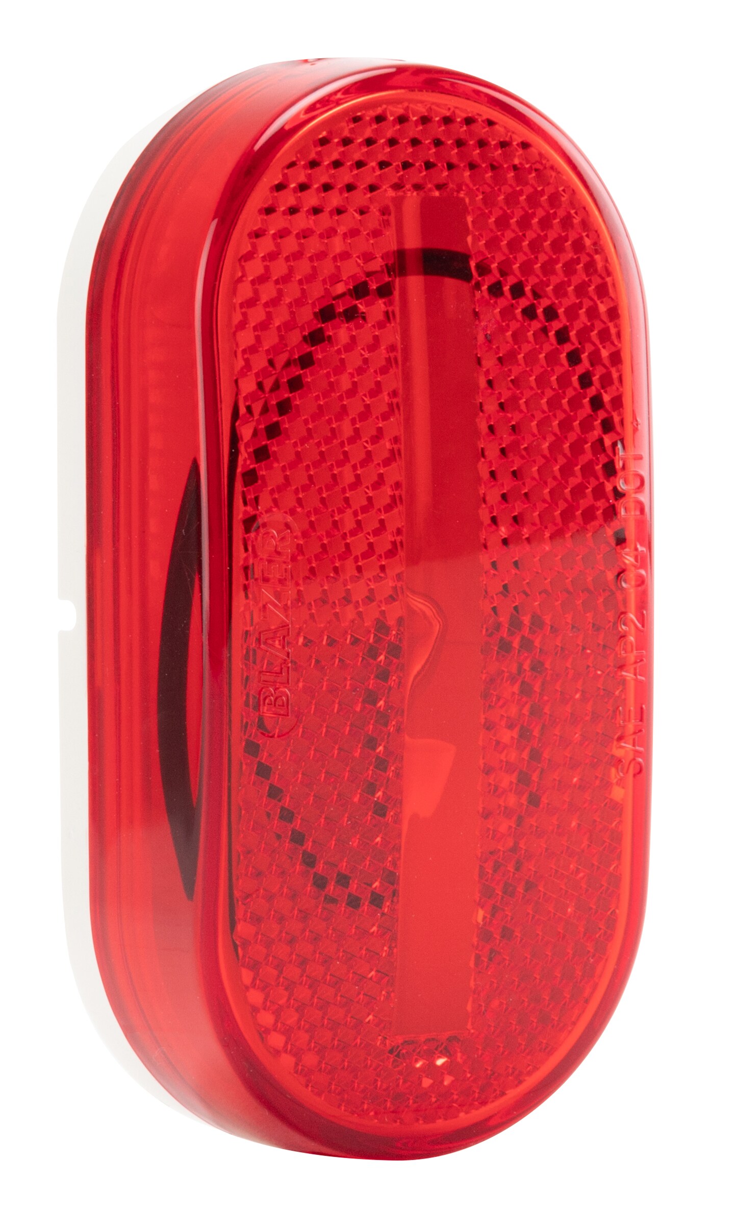 Marcador lateral de 4-1/8" de forma ovalada, luz roja