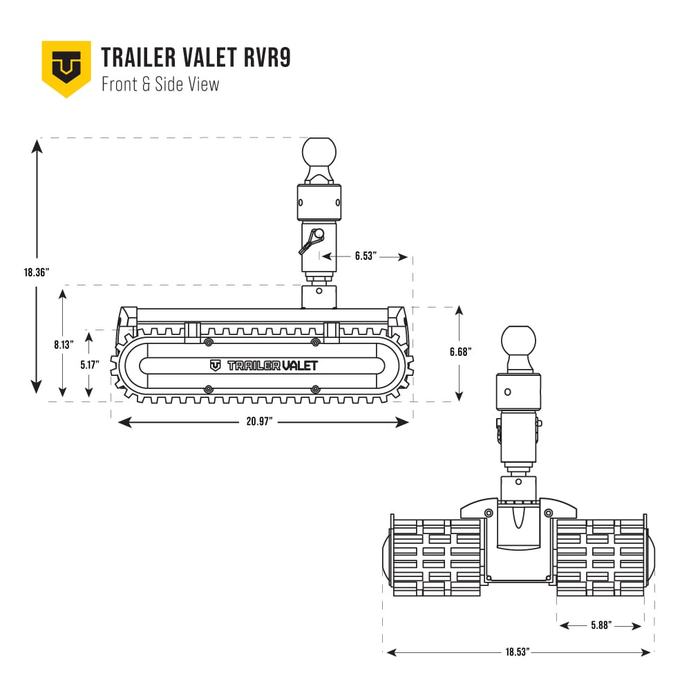 Trailer Valet RVR9 Remolcador Controlado a Control Remoto con Capacidad de 9,000 Lb