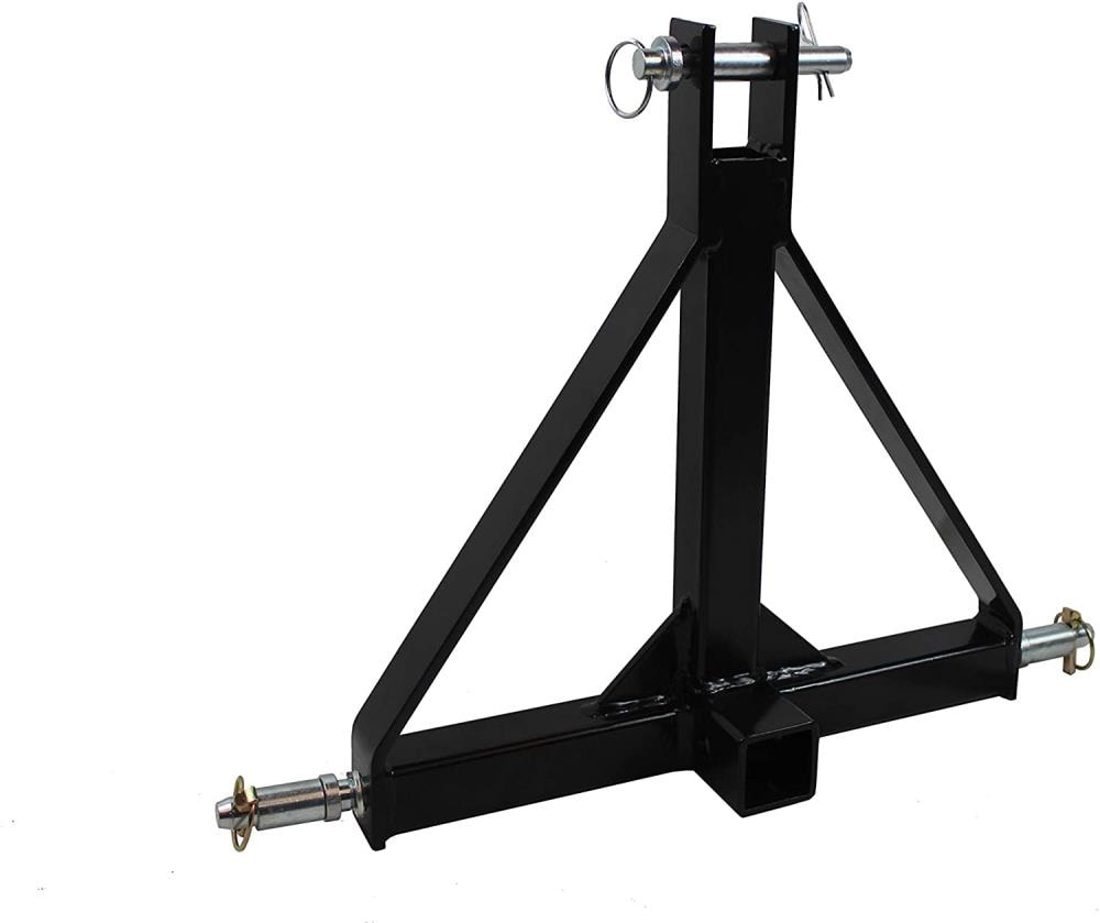 Adaptador estándar de 3 puntos para remolques y equipo agrícola con pasadores de categoría 1 y receptáculo de enganche de 2 pulgadas 50039 de MaxxHaul.