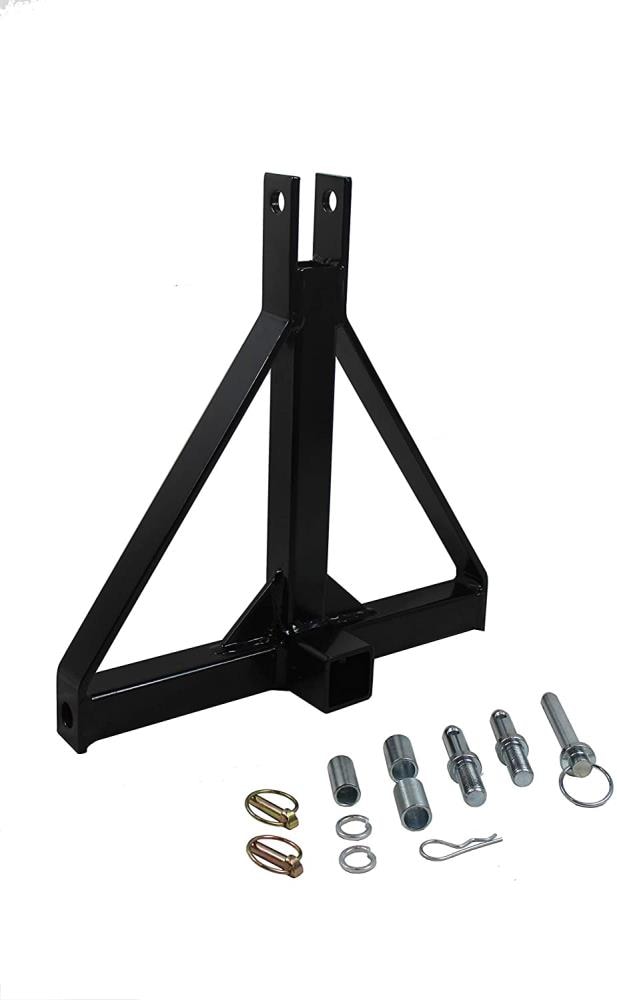 Adaptador estándar de 3 puntos para remolques y equipo agrícola con pasadores de categoría 1 y receptáculo de enganche de 2 pulgadas 50039 de MaxxHaul.