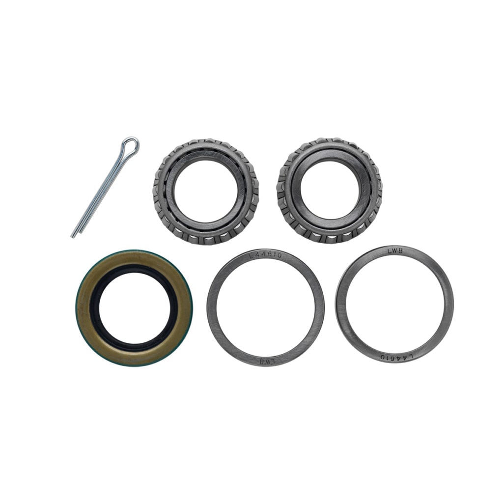 Kit de reparación de rodamientos para remolque de carga - Ensamblaje de 1 pulgada para conjuntos de buje con capacidad de 1,250 lb 501T