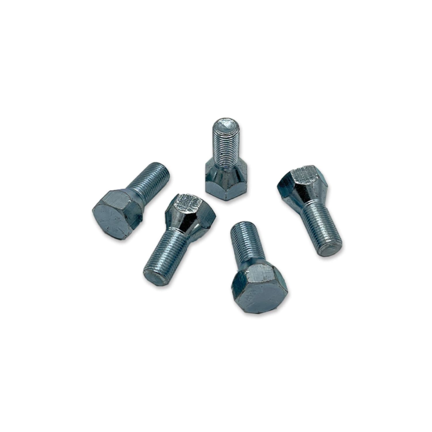 Juego de pernos de rueda de 1/2 pulgadas para remolque, paquete de 5, para reparación de remolques - Capacidad de peso de 2,000 lb, construcción de acero negro 512T