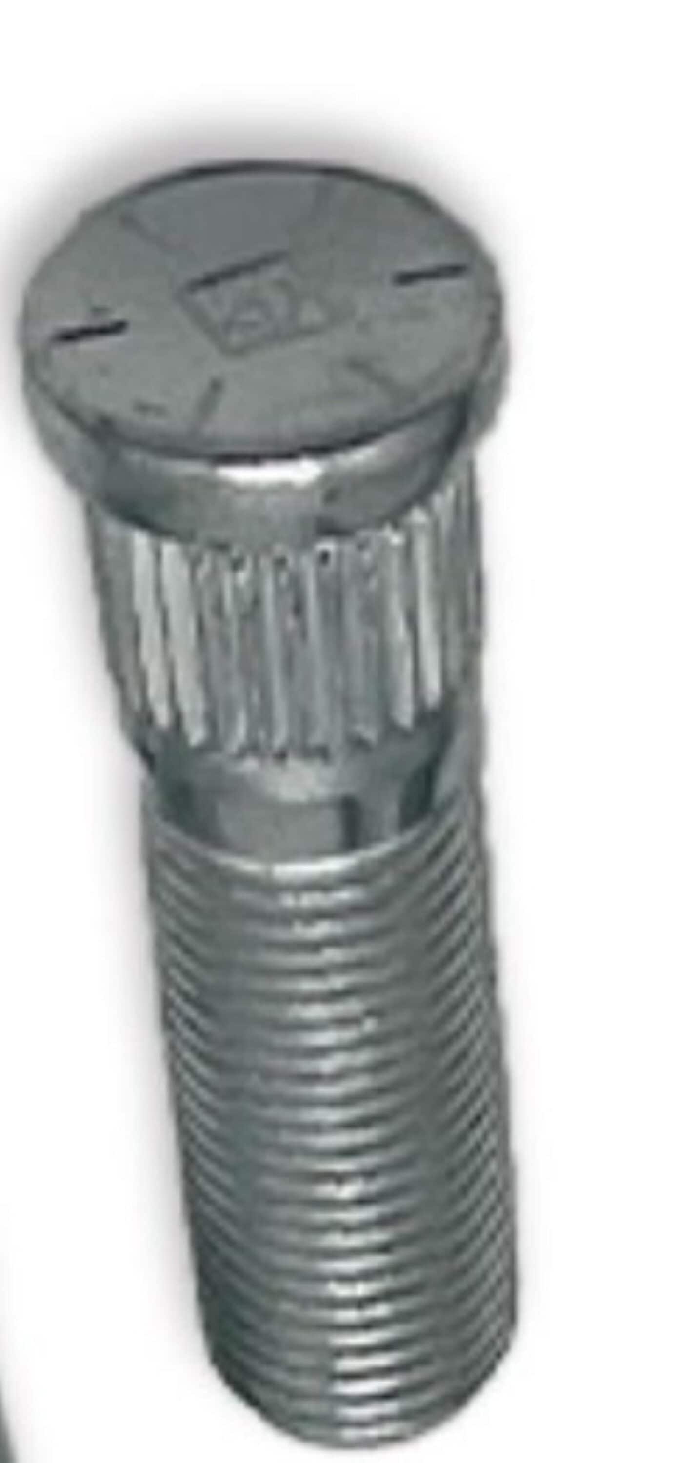 Set de 5 Pernos de Tuerca Negros de Acero para Ruedas de Remolque de 5 Pernos - Espárragos de Rueda Presionados de 2-1/8 pulgadas de largo 522T