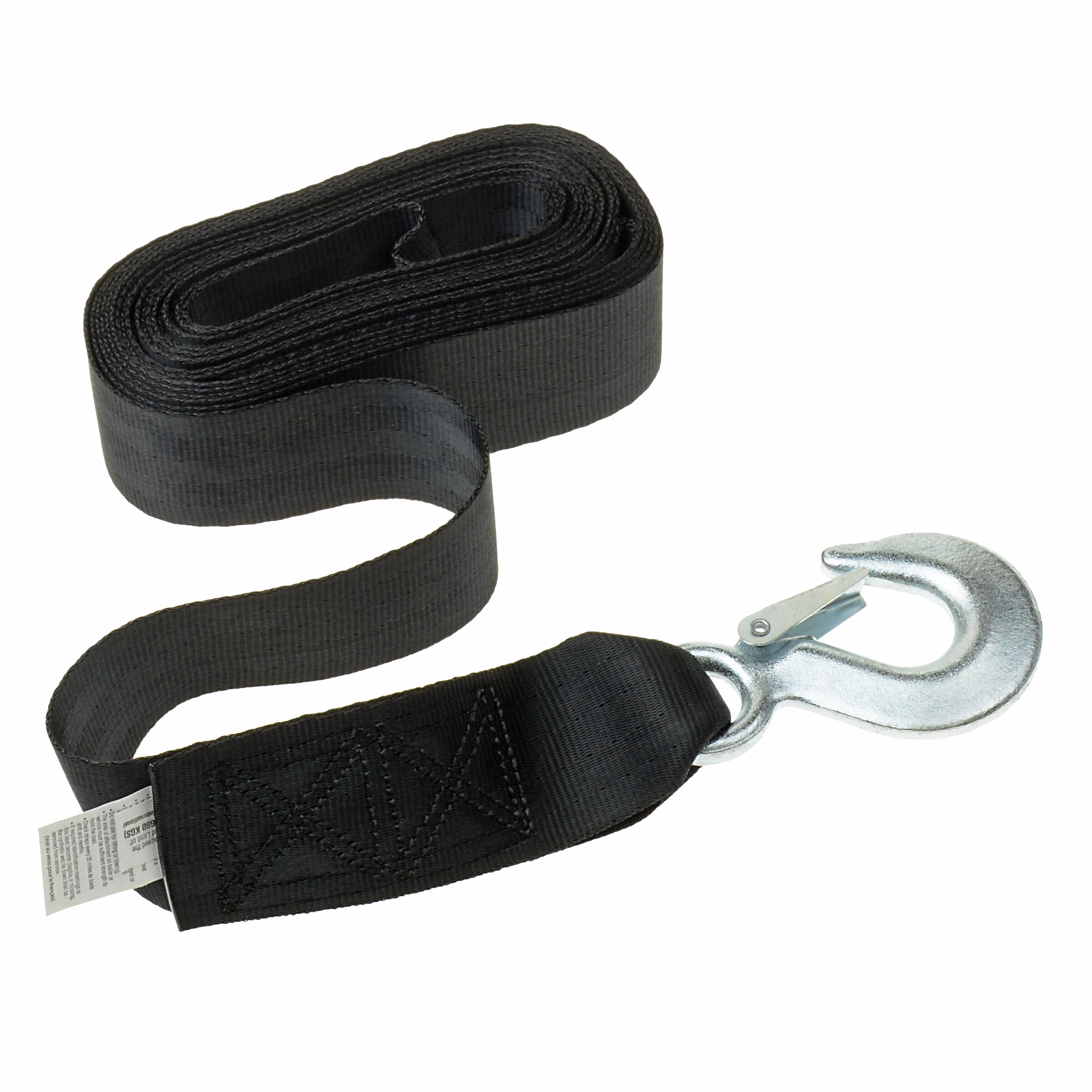 Correa de torno y gancho T-H Marine, 20 pies x 2 pulgadas, Resistencia a la tracción de 5000 libras, Partes y Accesorios para Remolques BE-TR-59818-DP