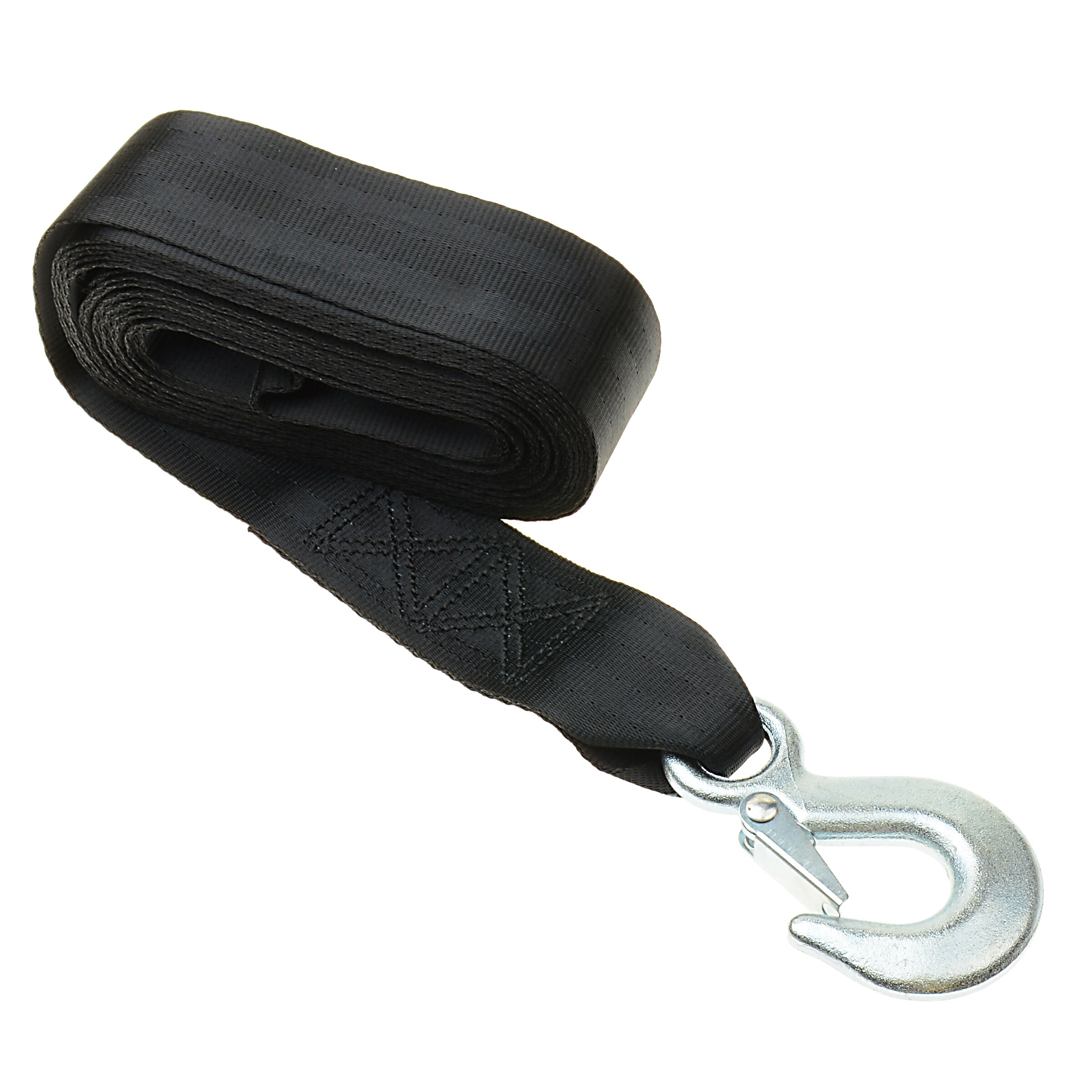 Correa de torno y gancho T-H Marine, 20 pies x 2 pulgadas, Resistencia a la tracción de 5000 libras, Partes y Accesorios para Remolques BE-TR-59818-DP