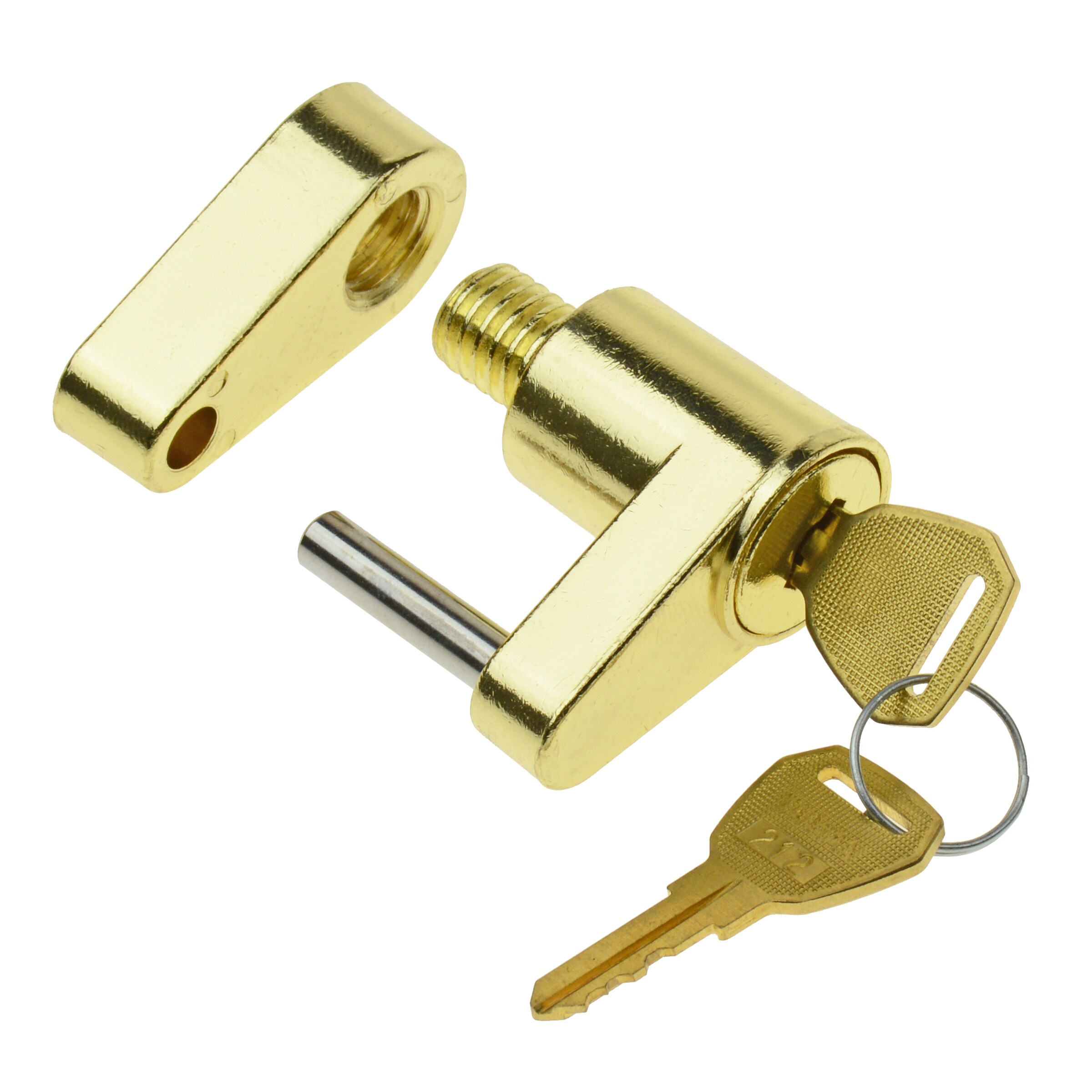 Candado para remolque T-H Marine - Candado de acoplador para todos los acopladores estándar de remolque - 1 pulgada BE-TR-59402-DP