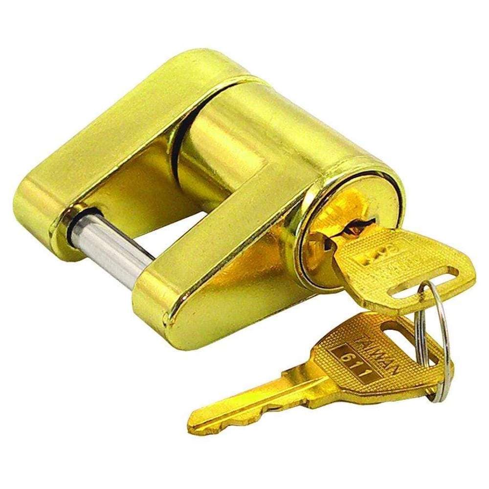 Candado para remolque T-H Marine - Candado de acoplador para todos los acopladores estándar de remolque - 1 pulgada BE-TR-59402-DP