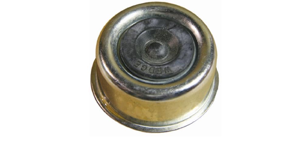 Tapa para polvo EZ Lube para remolque de carga de 2,000 lb y 3,500 lb - Plateado, diámetro de 1.988 pulgadas 851T