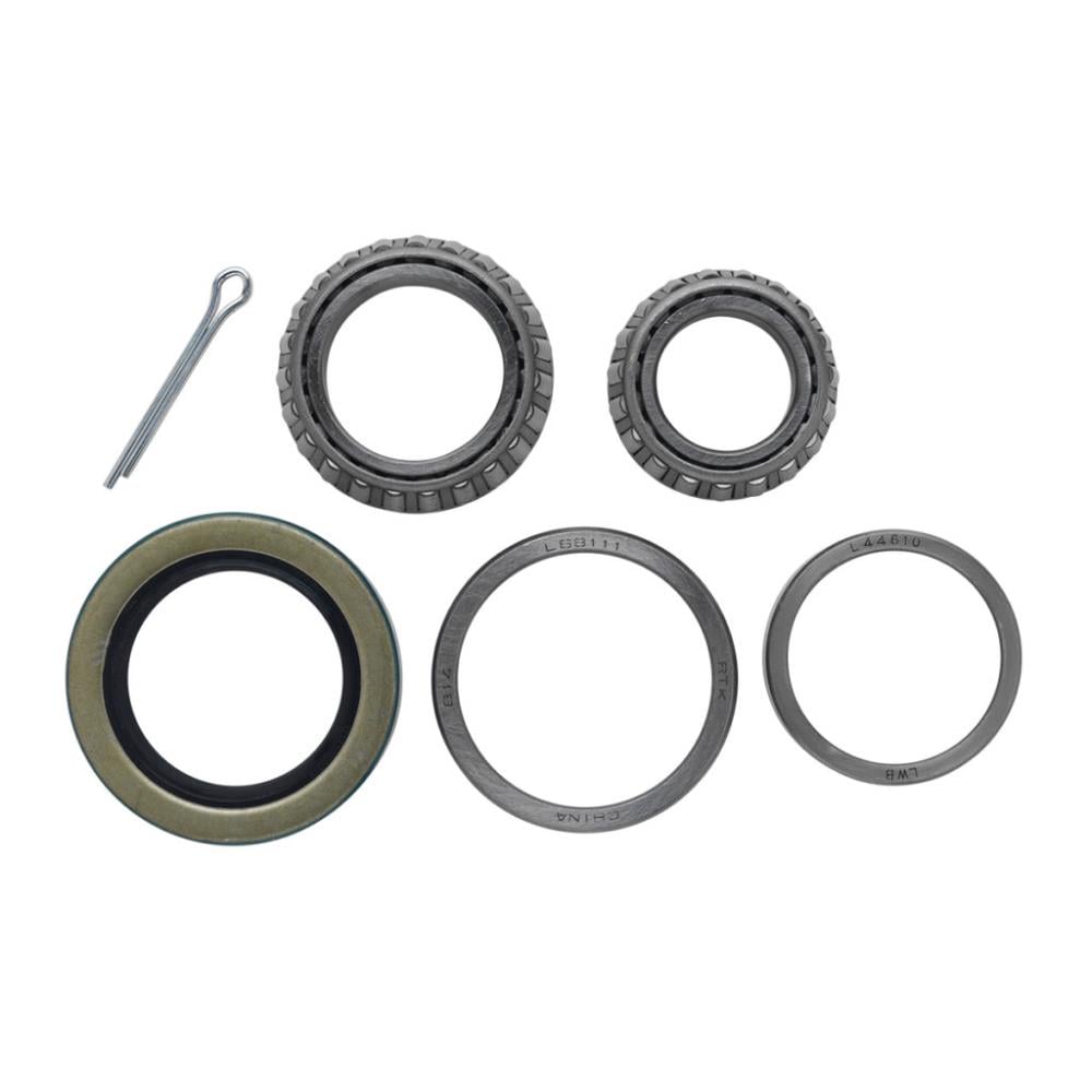 Kit de rodamientos para remolque - Diámetro del husillo de 1-3/8 pulgadas, capacidad de carga de 2,990 lb, incluye rodamientos, sello y chaveta 502T.