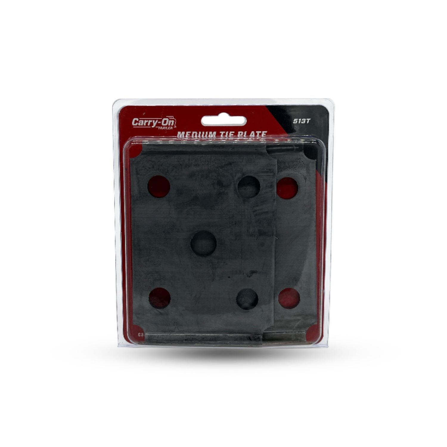 Placa de amarre tipo resorte para reparación de remolques - Juego de 2 - Para la mayoría de los ejes de remolque de 3,500 lb Clasificados 513T