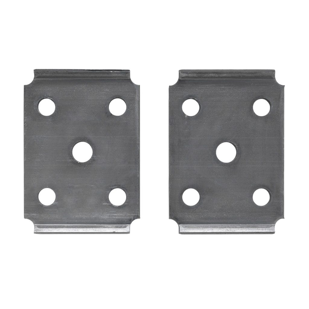 Placa de amarre tipo resorte para reparación de remolques - Juego de 2 - Para la mayoría de los ejes de remolque de 3,500 lb Clasificados 513T