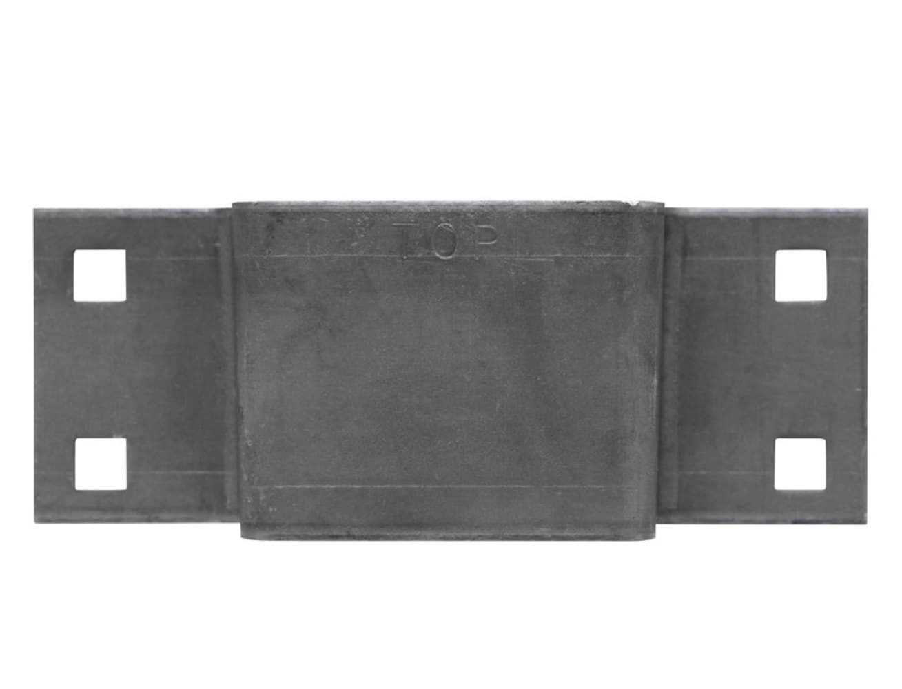 Remolque Ligero: Bolsillo para Soportes de Cerca Desmontable para Paredes - Acero Zincado, Apertura de 3 pulgadas x 1.5 pulgadas