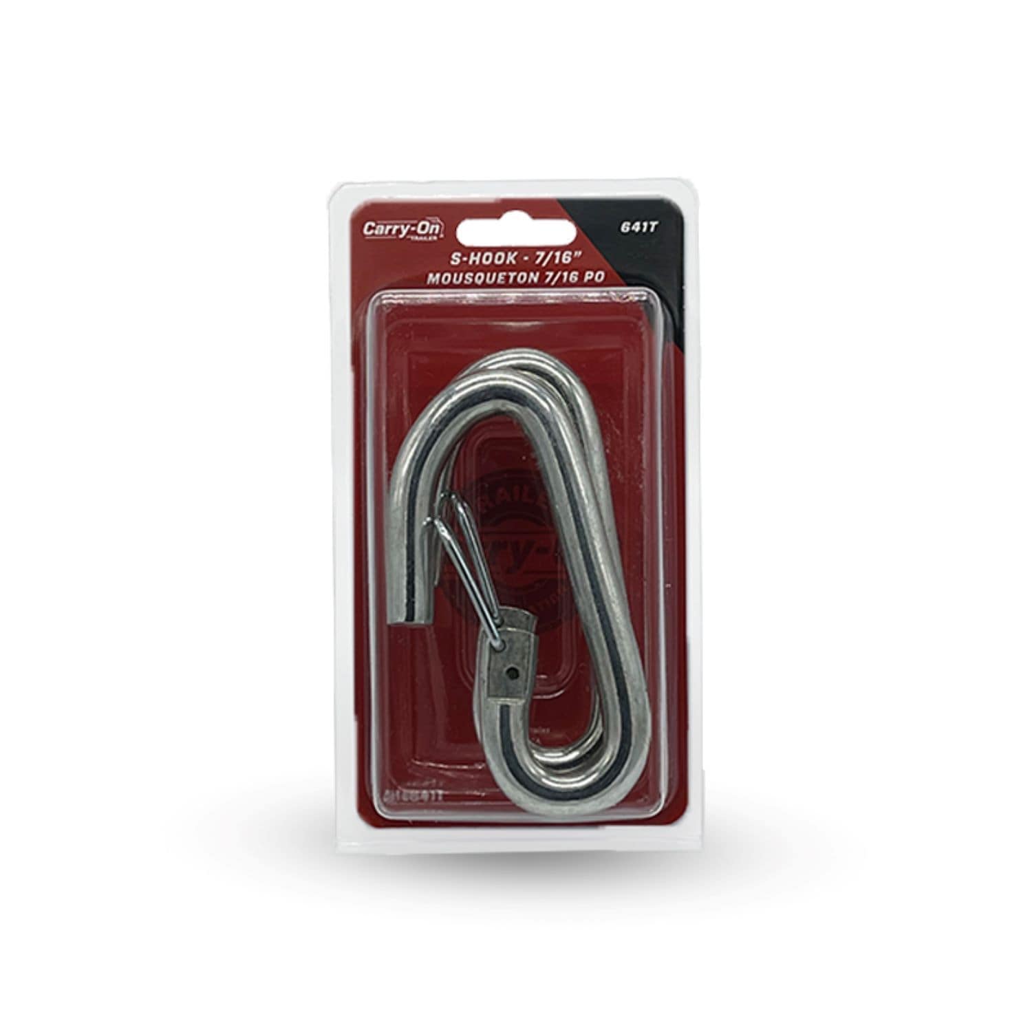 Gancho de Remolque de acero de 3-3/4 pulgadas x 6-3/4 pulgadas para Remolques Carry-On - Paquete de 2