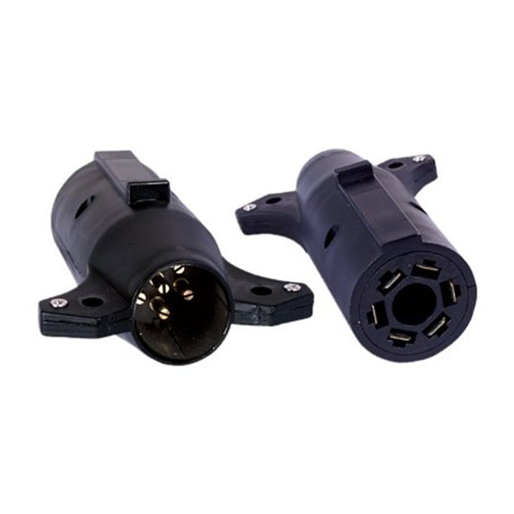 Adaptador arnés de 7 vias para remolque redonda a 6 vias redonda UE726000 de Uriah Products