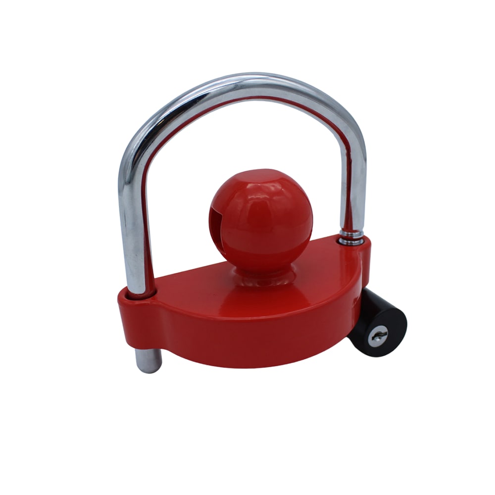 Candado para enganche de remolque de Uriah Products para bolas de 1-7/8 pulgadas a 2-5/16 pulgadas - Rojo UC200180