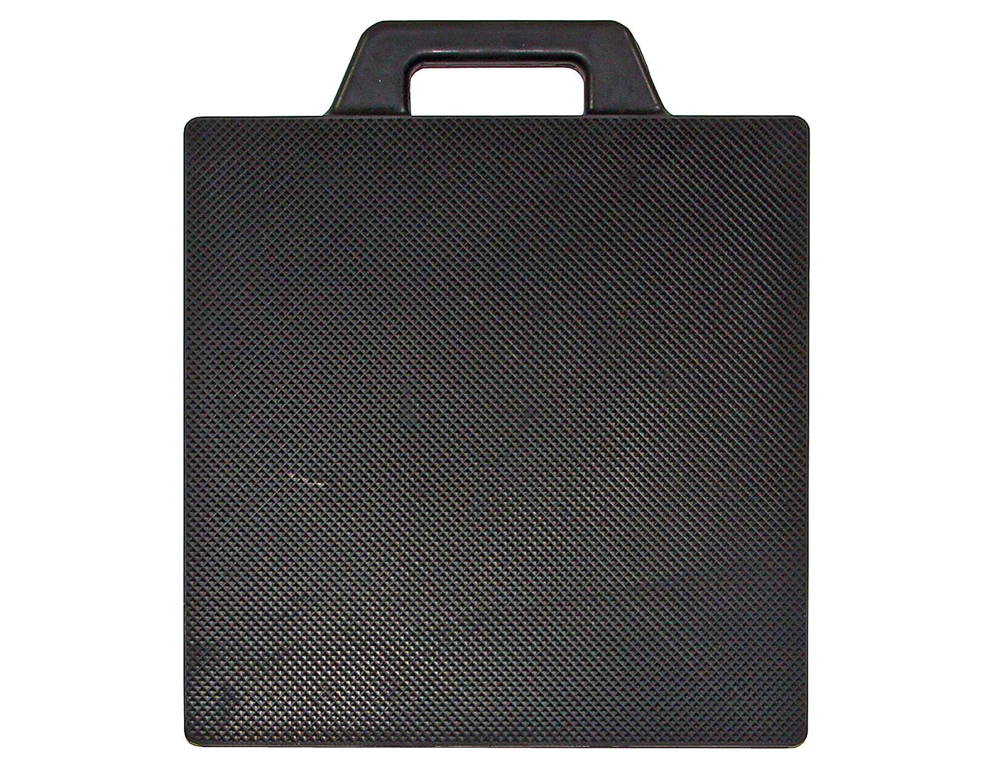 Placa de reparación para remolque de goma negra de 18x18 pulgadas - Protege superficies, construcción sólida, hecha en EE. UU. OP18X18R