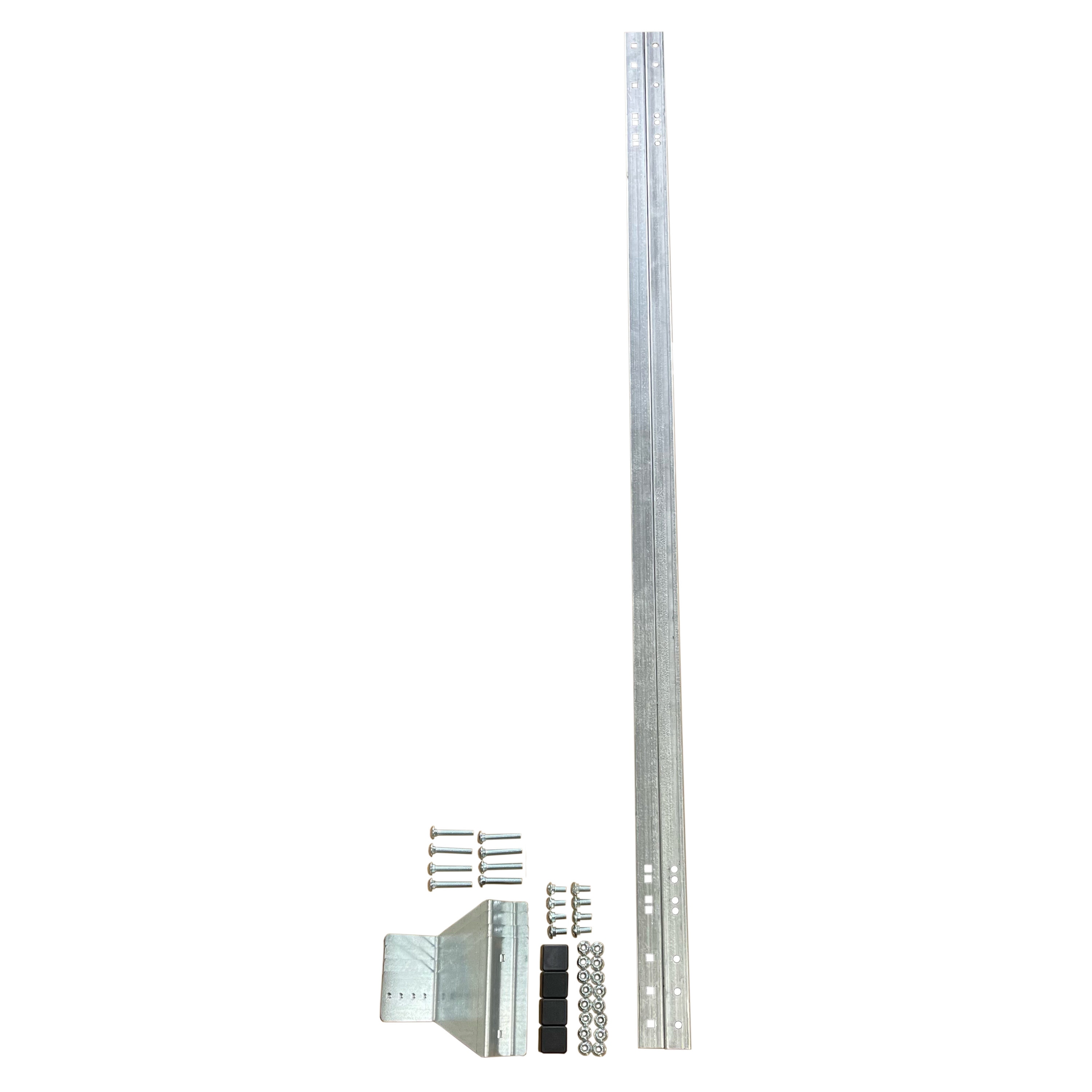 Parrilla de carga ajustable Stirling para remolques de kit Stirling de 68 pulgadas de acero galvanizado para techo (incluye hardware) 504484