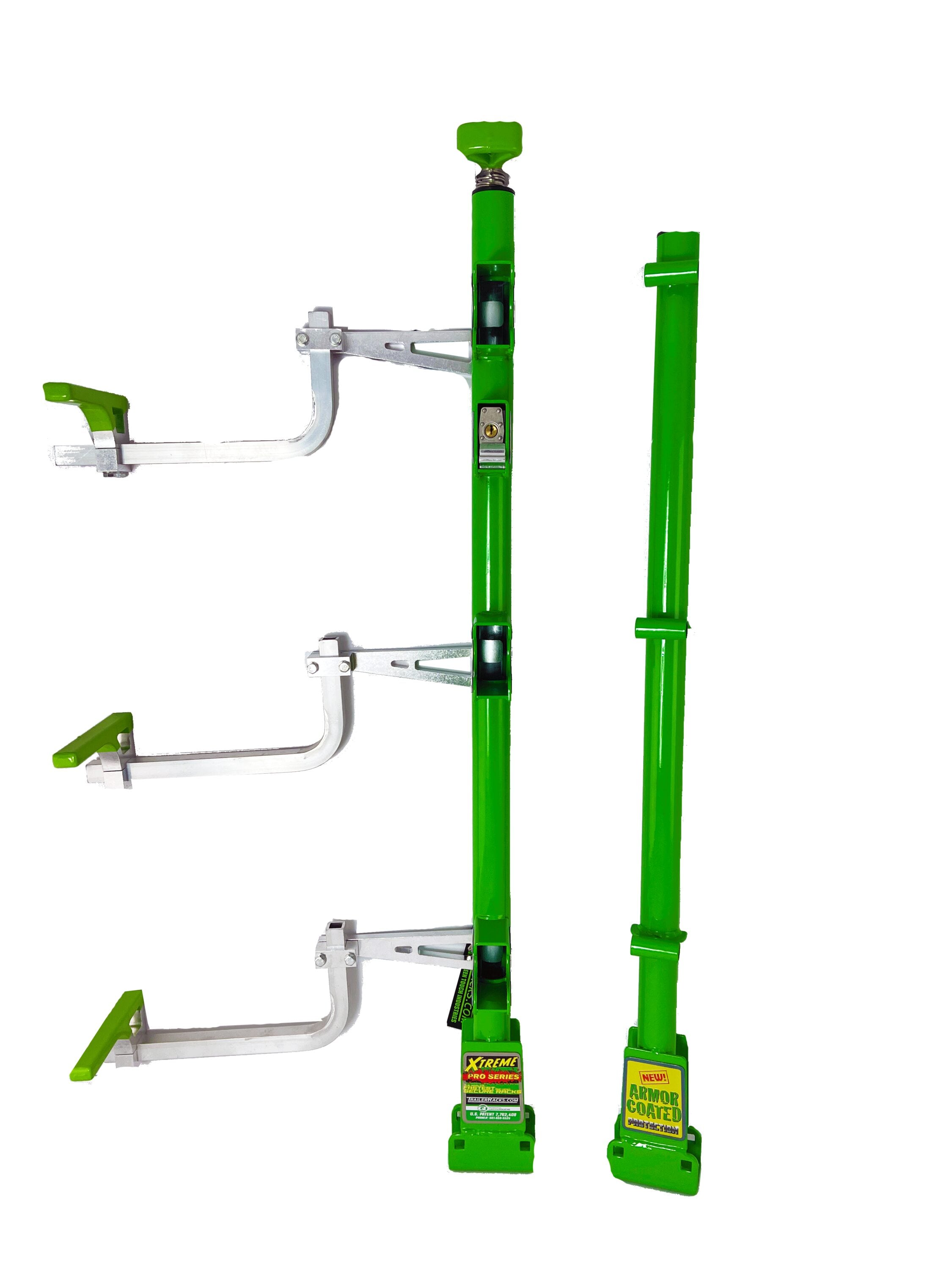 Soporte para desbrozadora de la serie Xtreme Pro de 3 posiciones para remolques abiertos y cerrados - Construcción resistente de acero XB103 de GREEN TOUCH INDUSTRIES