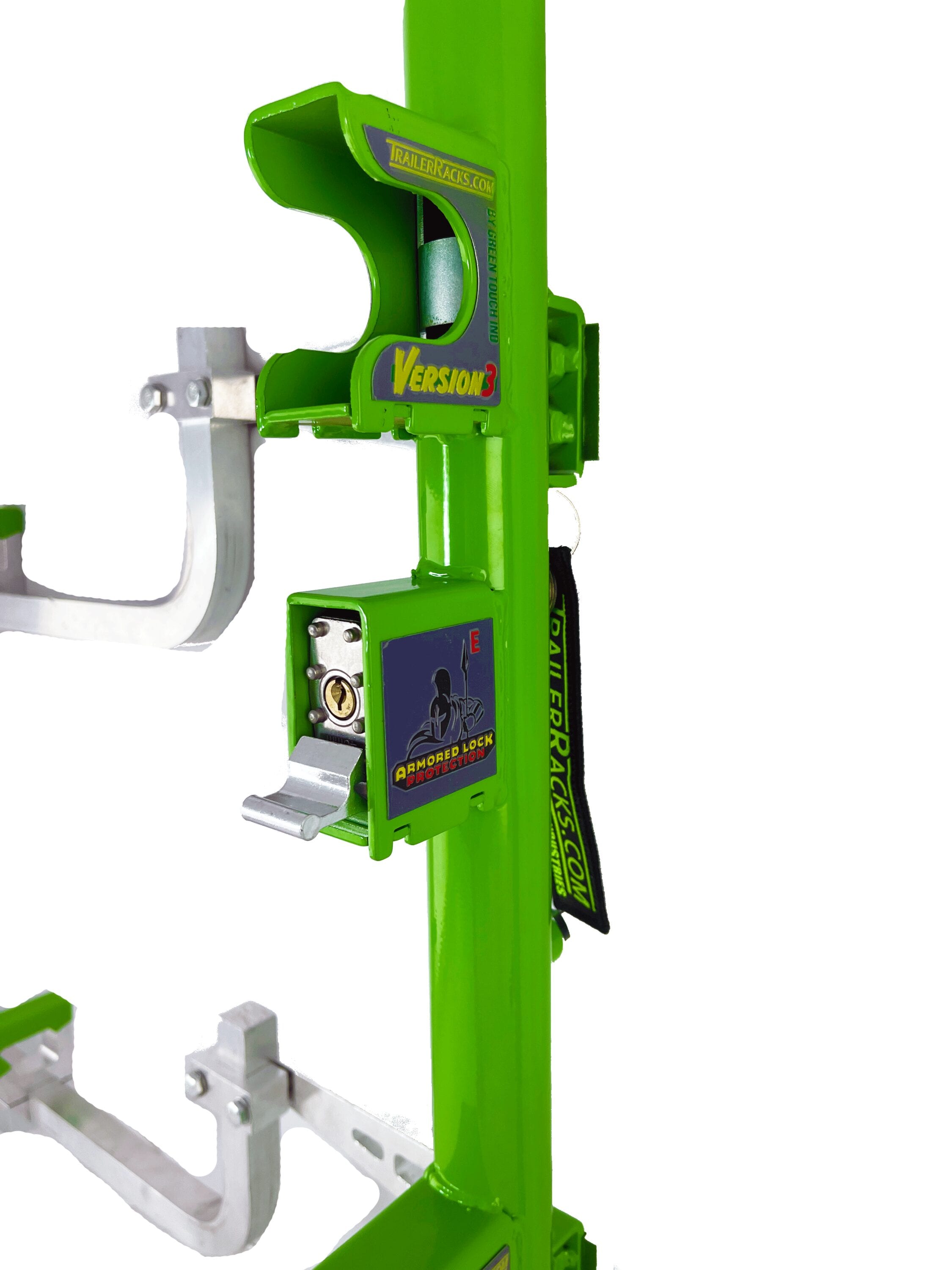 Soporte para desbrozadora de la serie Xtreme Pro de 3 posiciones para remolques abiertos y cerrados - Construcción resistente de acero XB103 de GREEN TOUCH INDUSTRIES