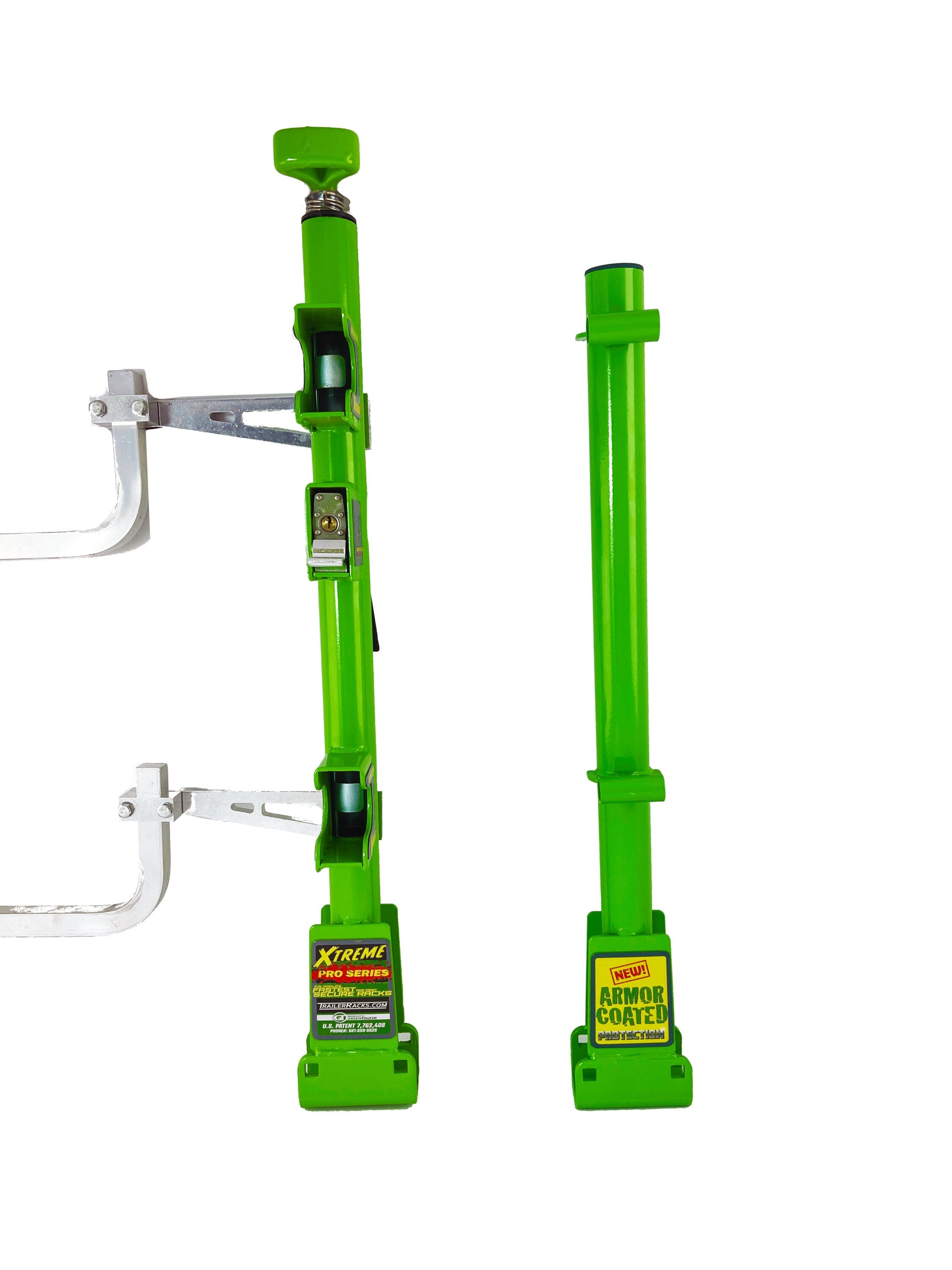 Rack para Recortadora de la Serie Xtreme Pro de 2 posiciones de GREEN TOUCH INDUSTRIES para Remolques Abiertos y Cerrados - Construcción de Acero Resistente XA102