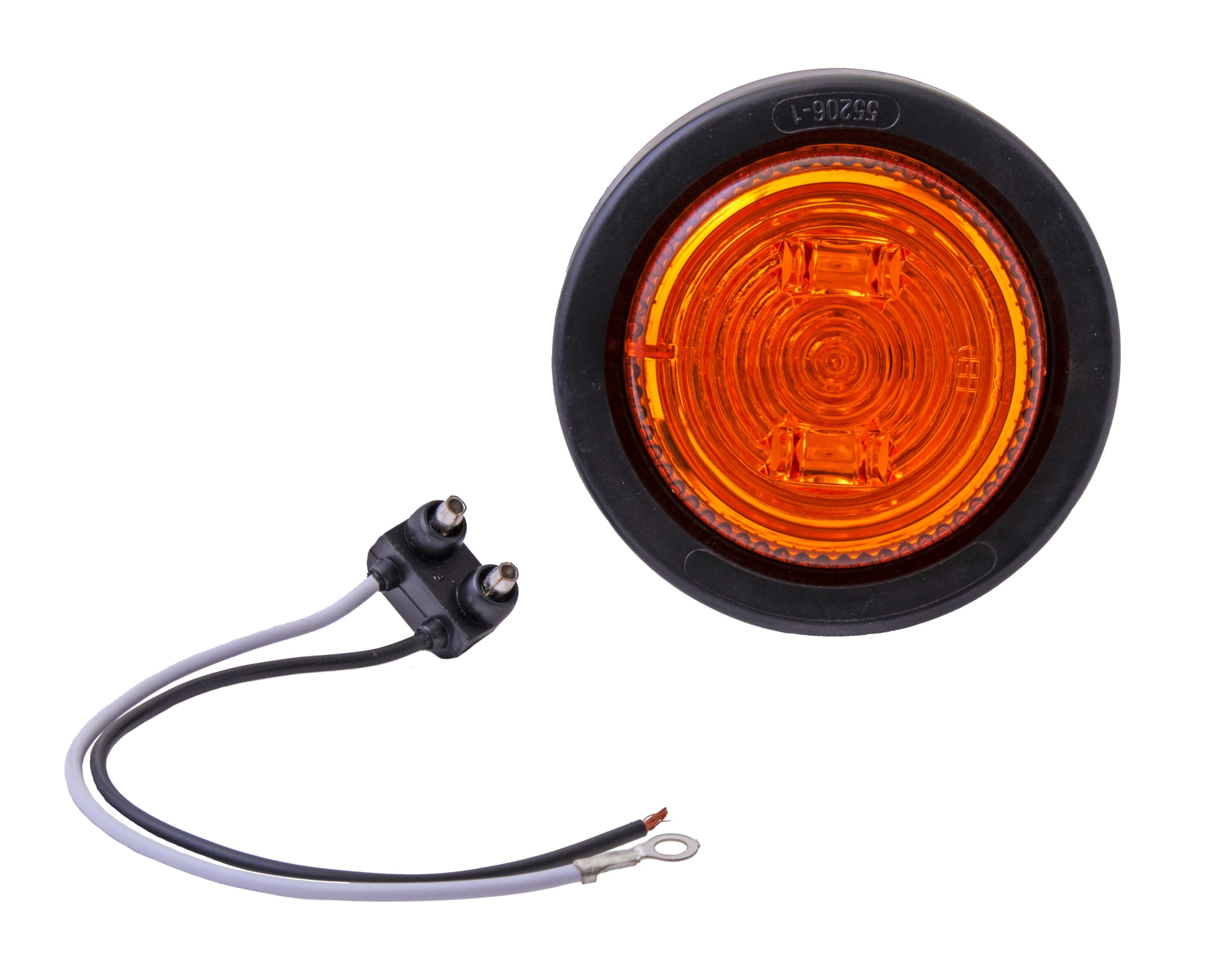 Luz de marcador/senalización LED ámbar redonda sellada de 2.5 pulgadas para remolque de mano CO-MCL527AK