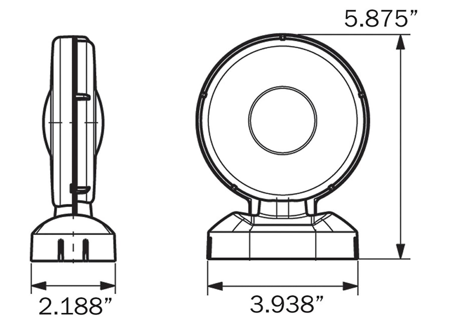 Kit de luces magnéticas para remolque con LEDs para llevar CO-TLL21RK