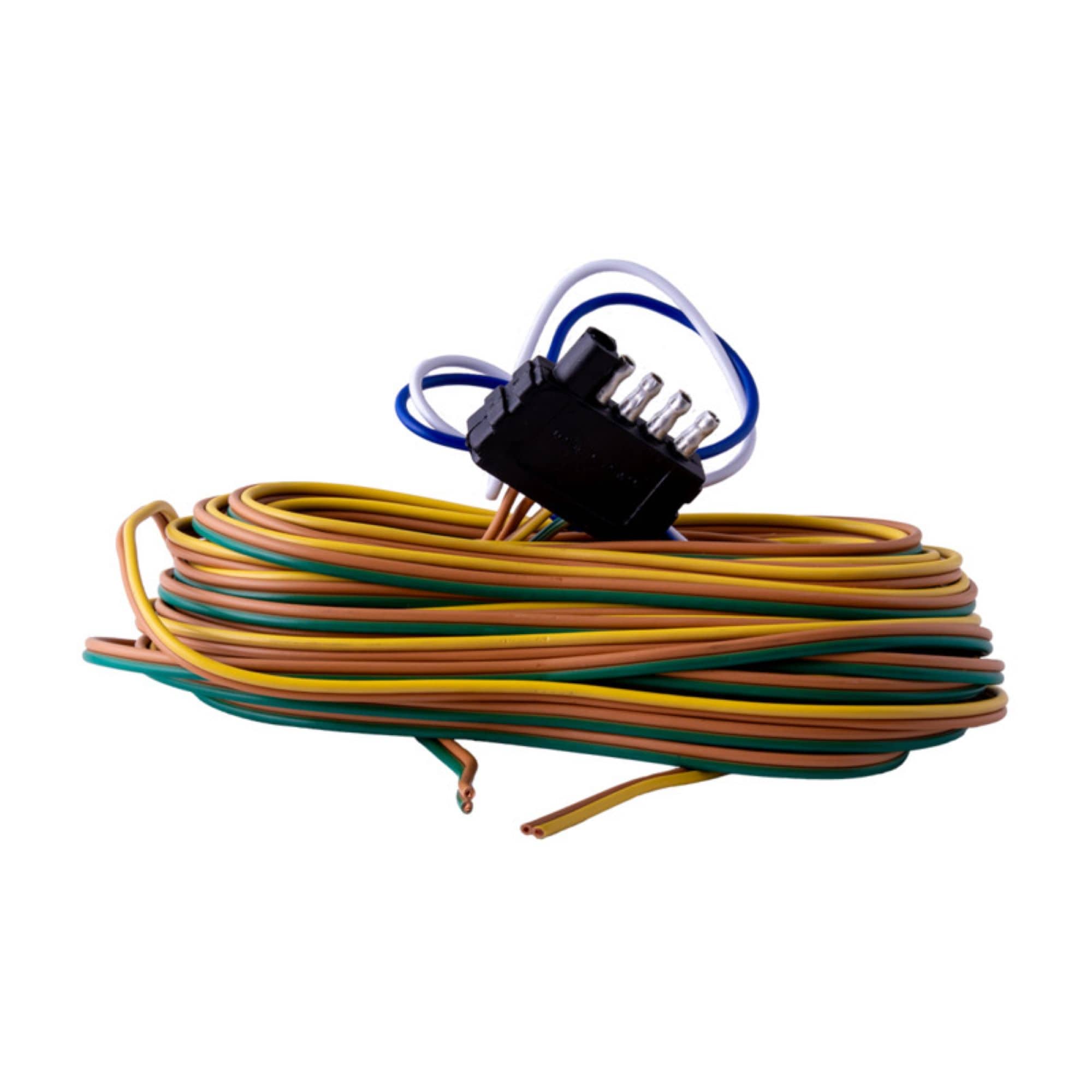 Arnes de cableado de estilo en forma de hueso de deseo de 25 pies de 5 vías para remolque de mano CO-A255WBU